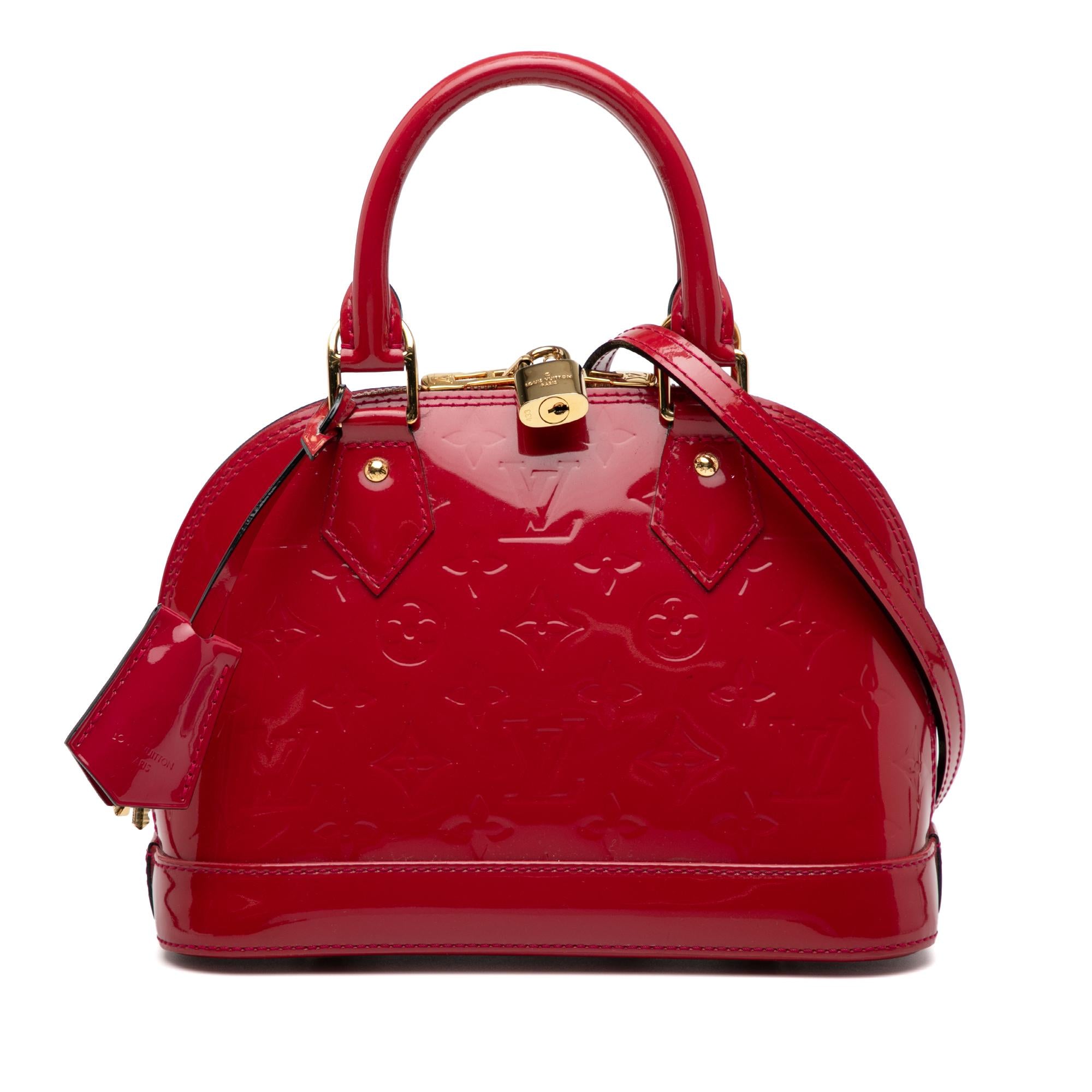 Louis Vuitton Monogram Vernis Alma BB