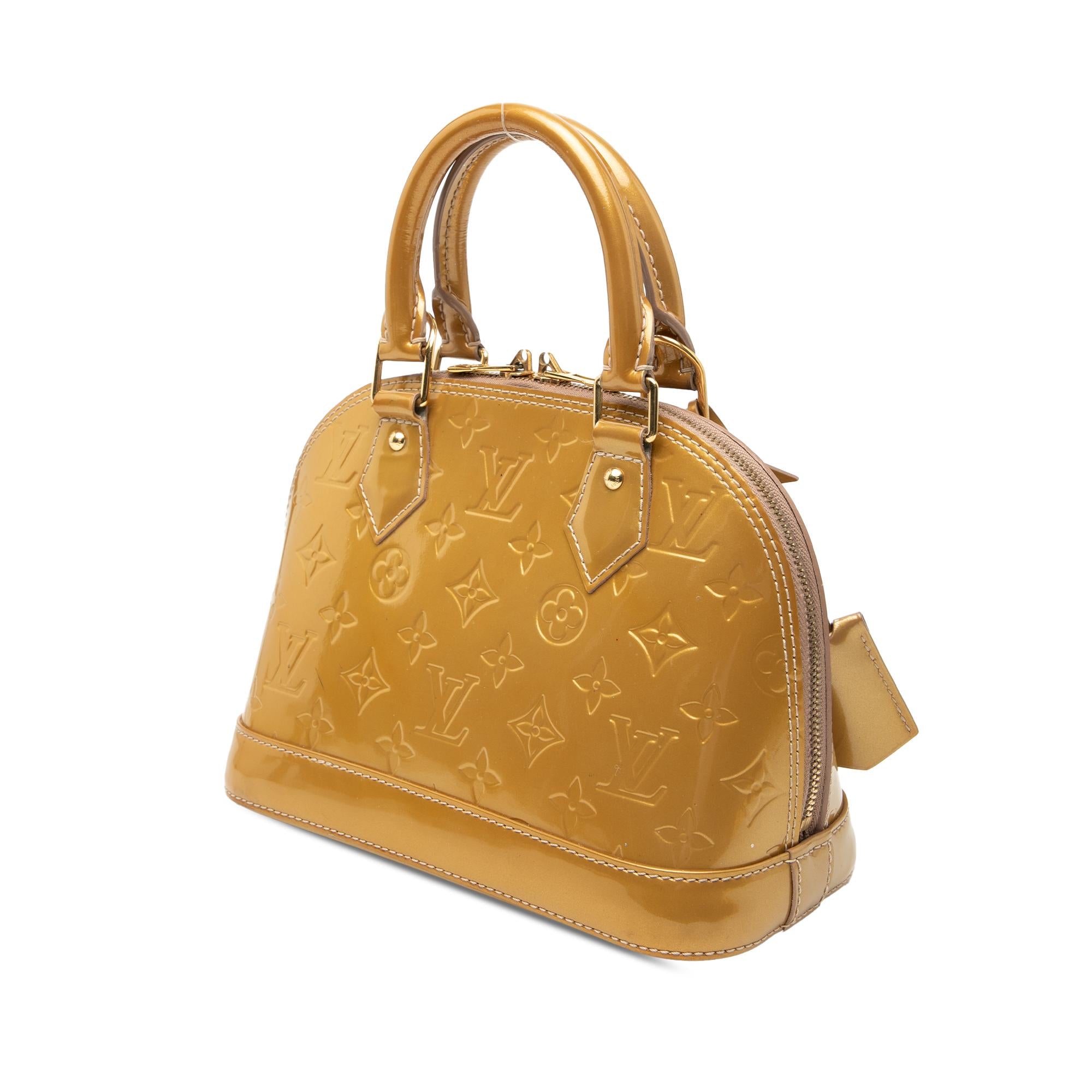Louis Vuitton Monogram Vernis Alma BB