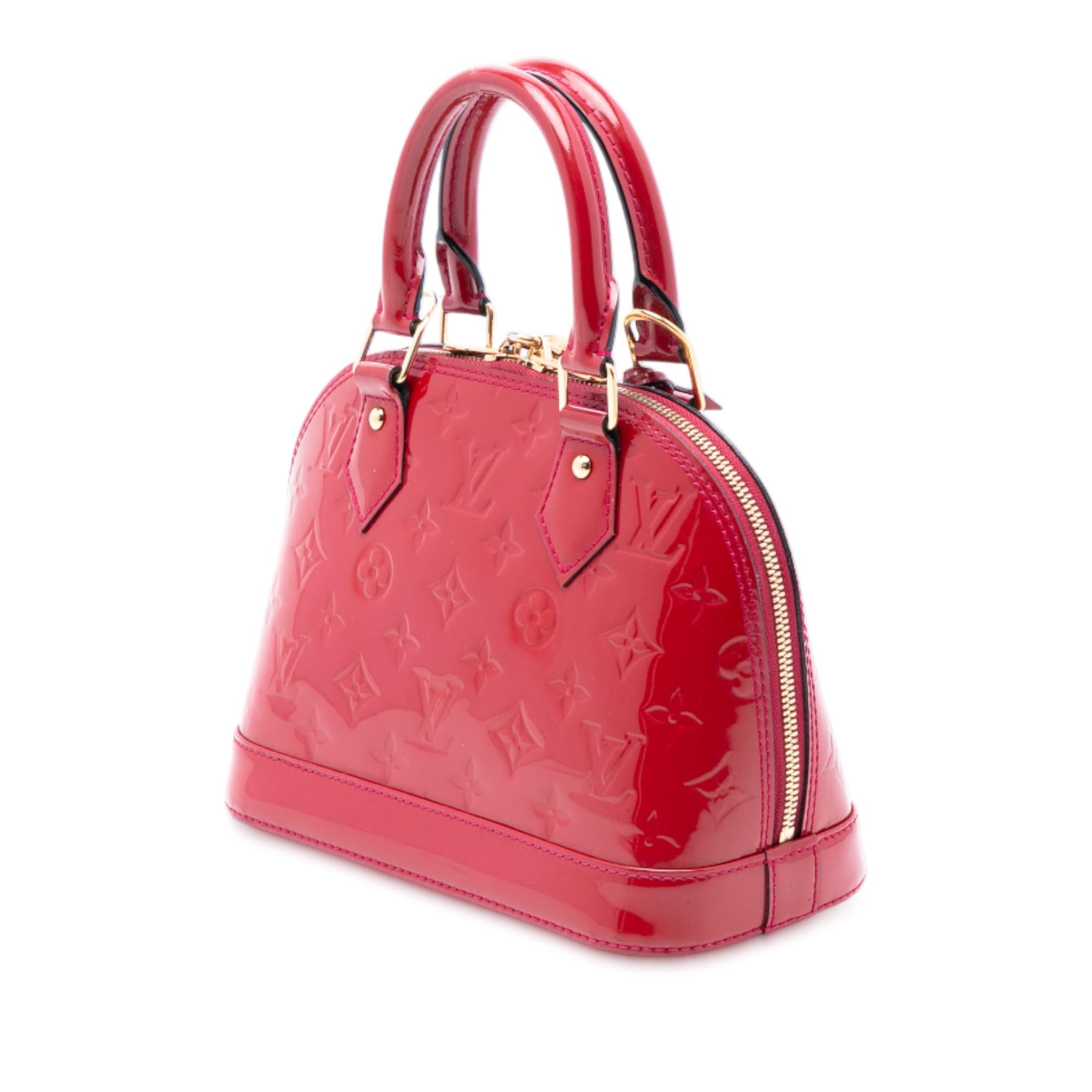 Louis Vuitton Monogram Vernis Alma BB