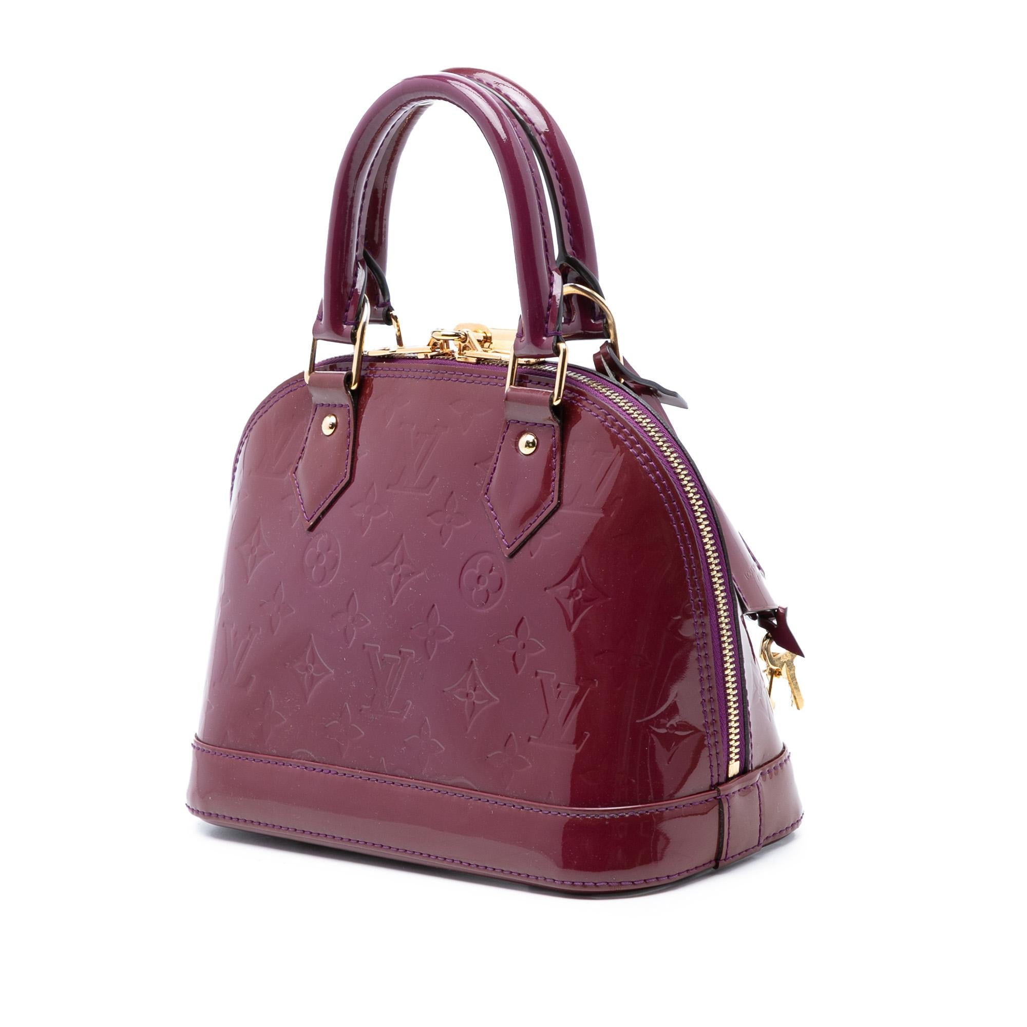 Louis Vuitton Monogram Vernis Alma BB