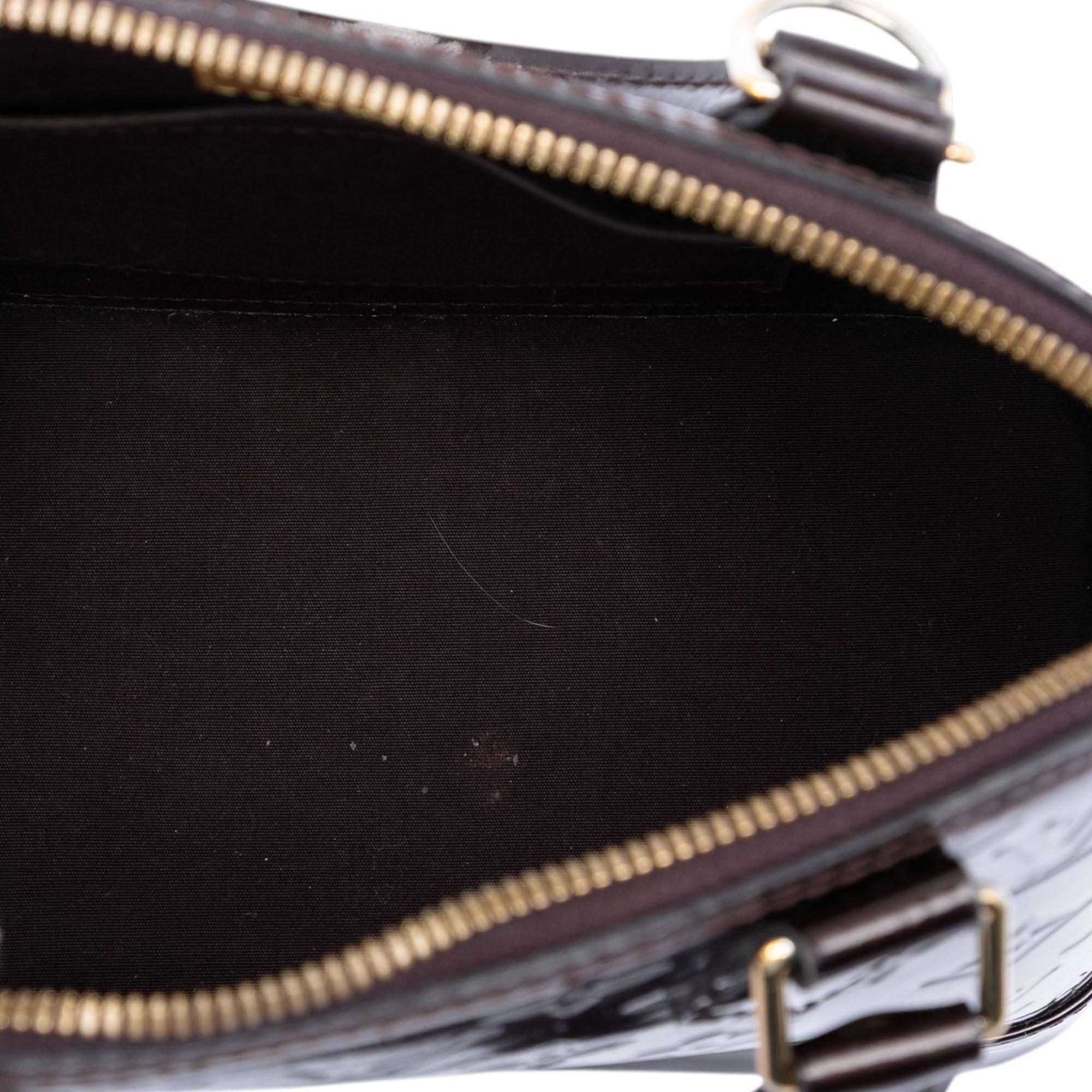 Louis Vuitton Monogram Vernis Alma BB