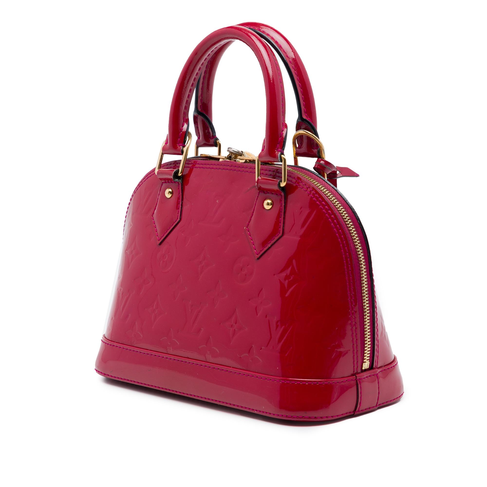 Louis Vuitton Monogram Vernis Alma BB