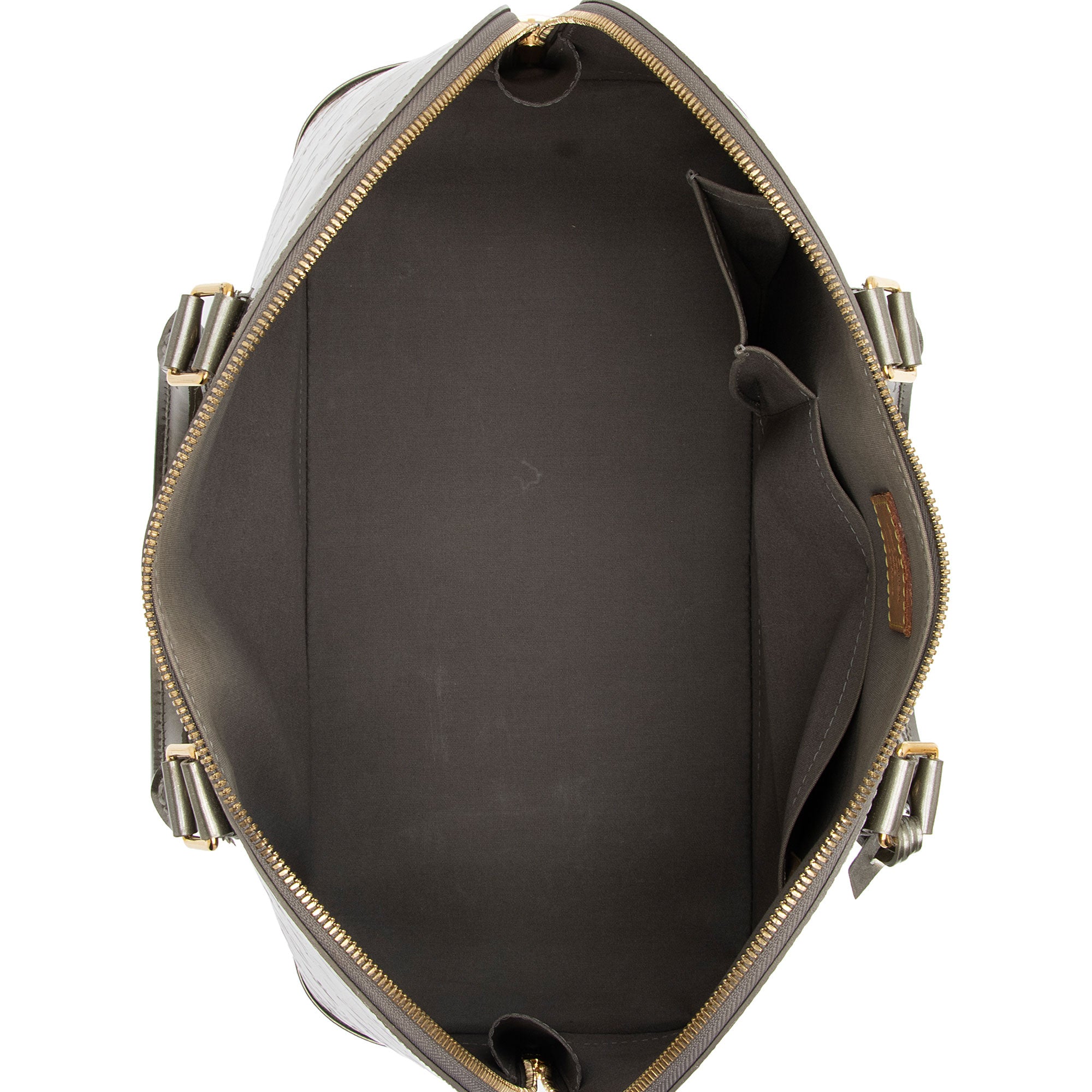 Louis Vuitton Monogram Vernis Alma GM Satchel (SHF-pjW87V)