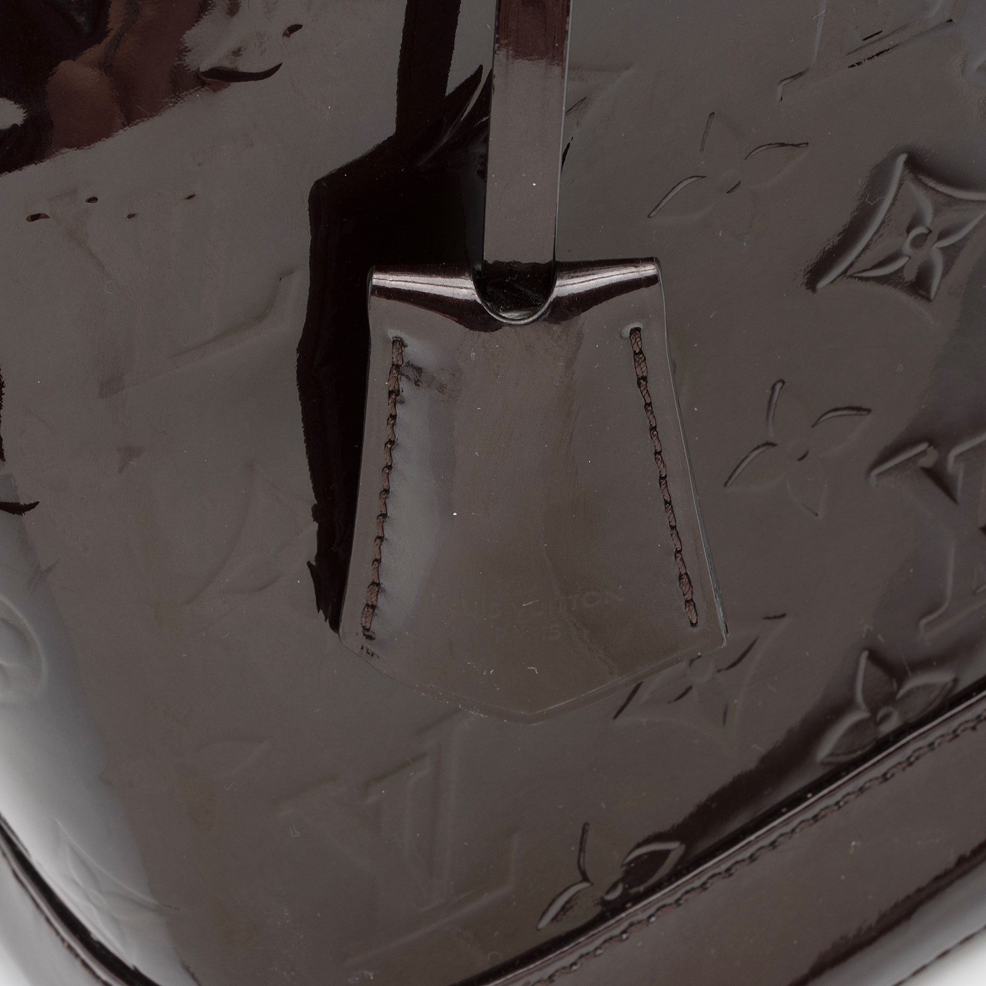 Louis Vuitton Monogram Vernis Alma GM Satchel (SHF-K55Nxm)