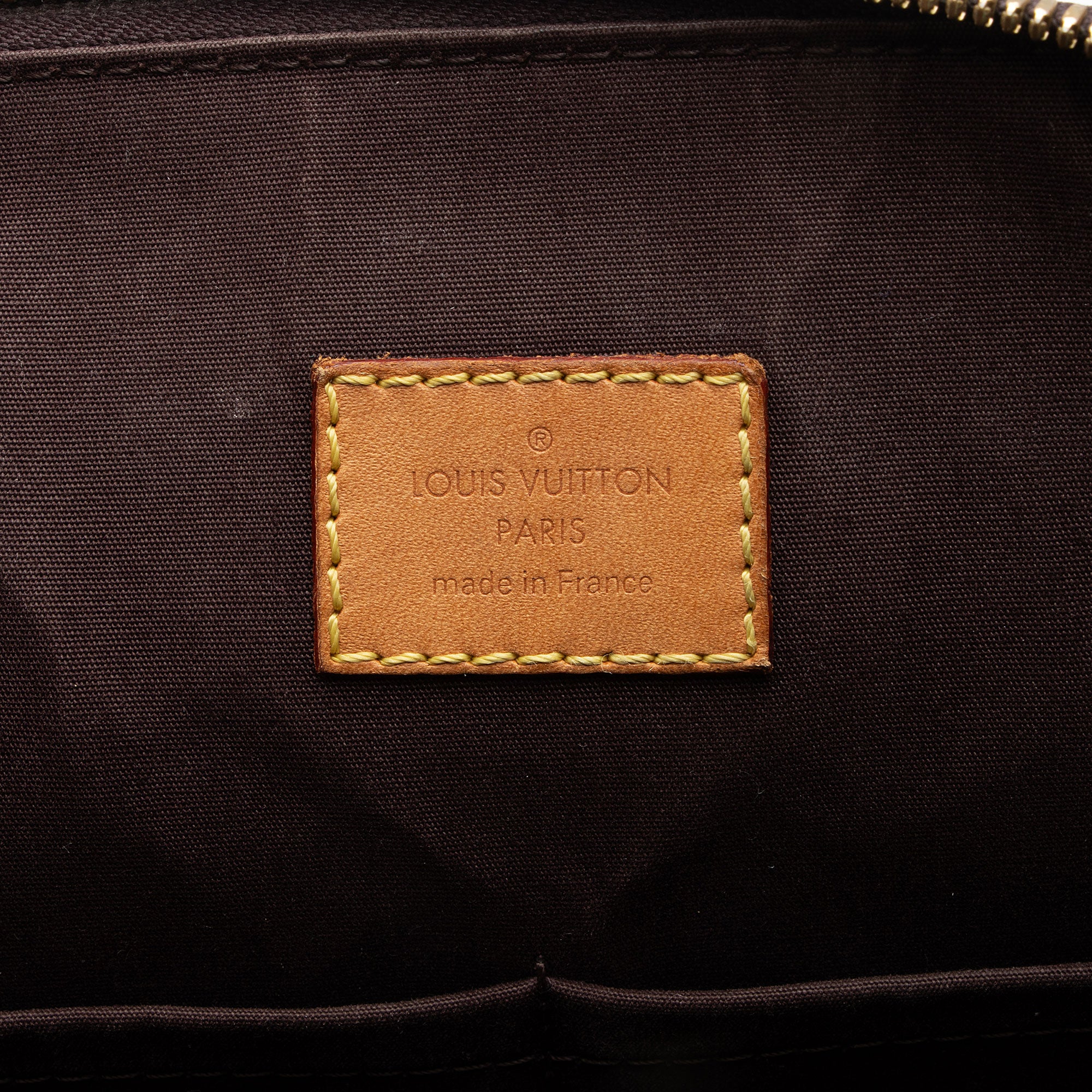 Louis Vuitton Monogram Vernis Alma GM Satchel (SHF-K55Nxm)