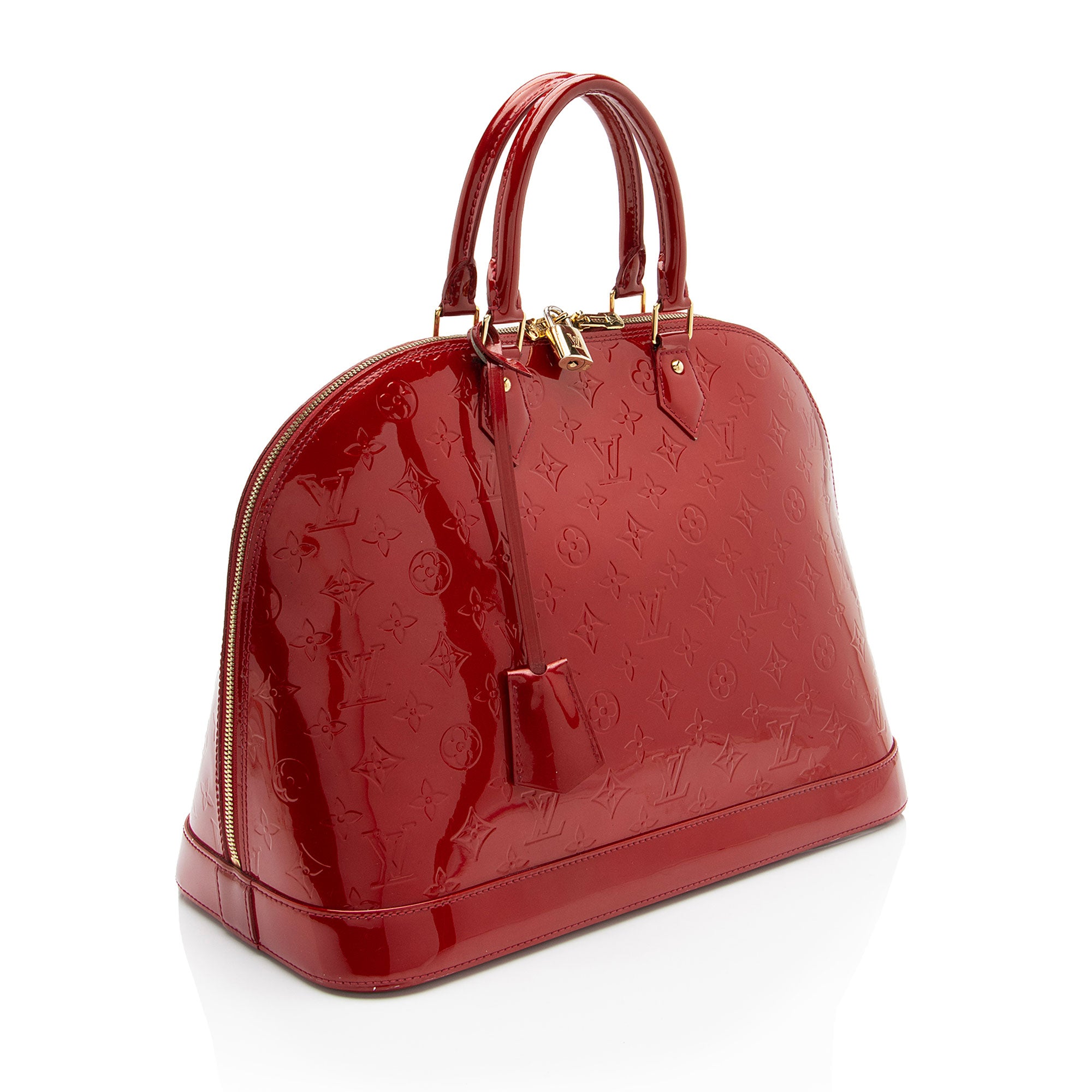 Louis Vuitton Monogram Vernis Alma GM Satchel