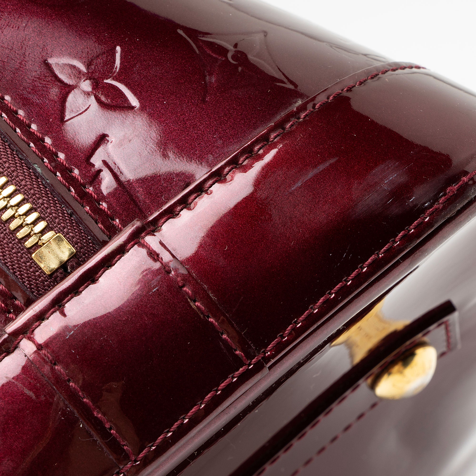Louis Vuitton Monogram Vernis Alma GM Satchel