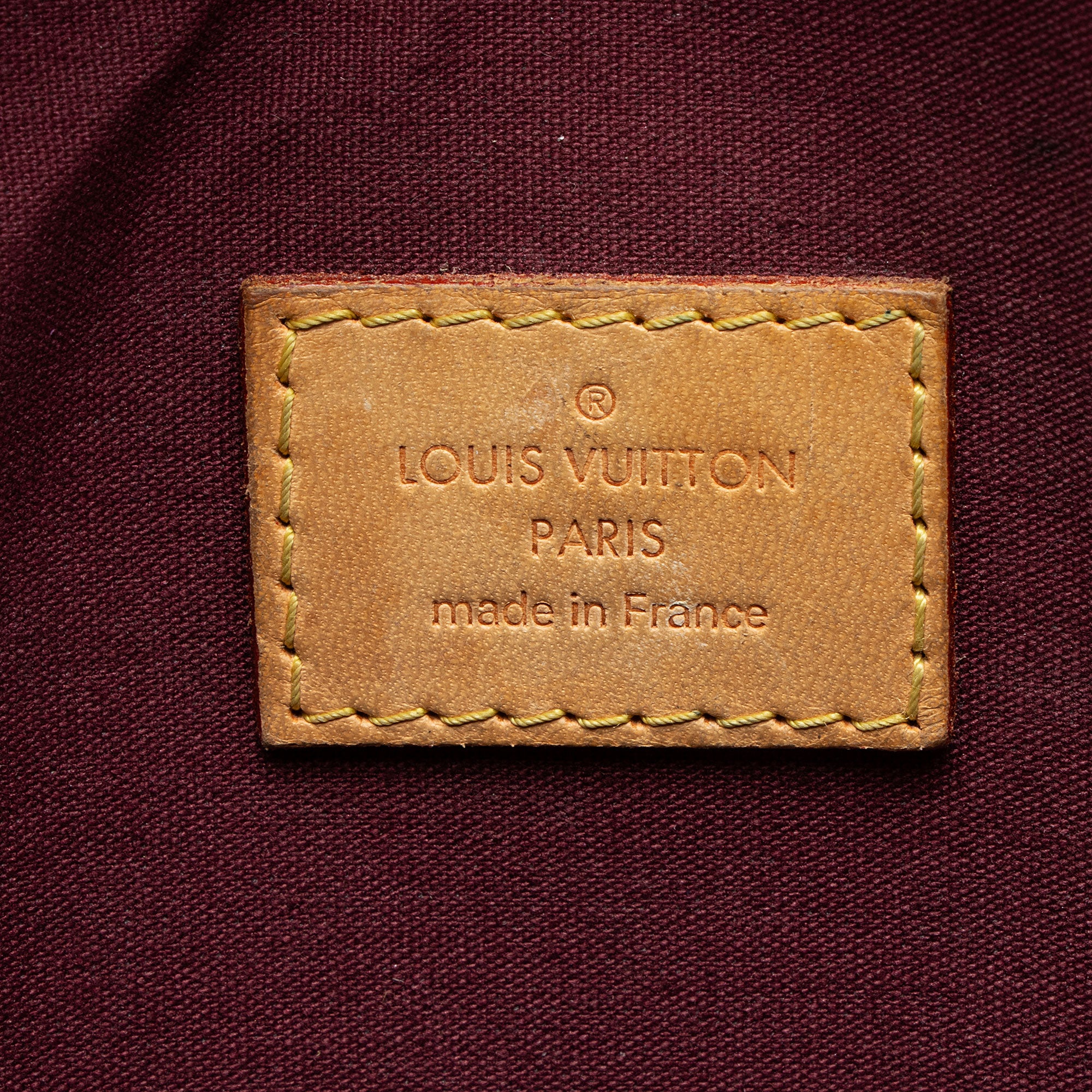 Louis Vuitton Monogram Vernis Alma GM Satchel