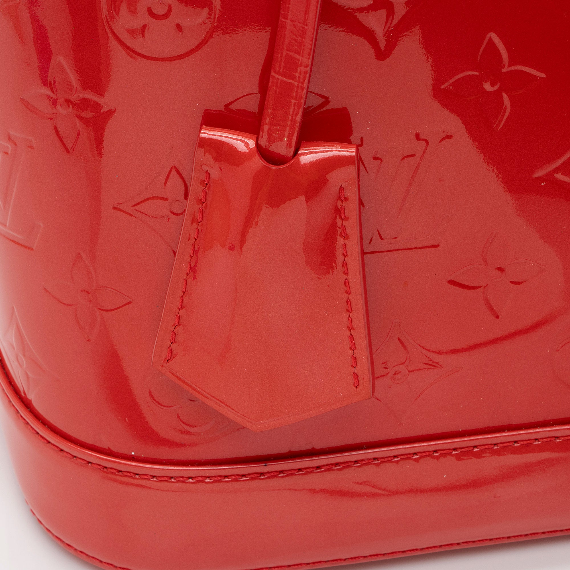 Louis Vuitton Monogram Vernis Alma PM Satchel (SHF-UICxem)