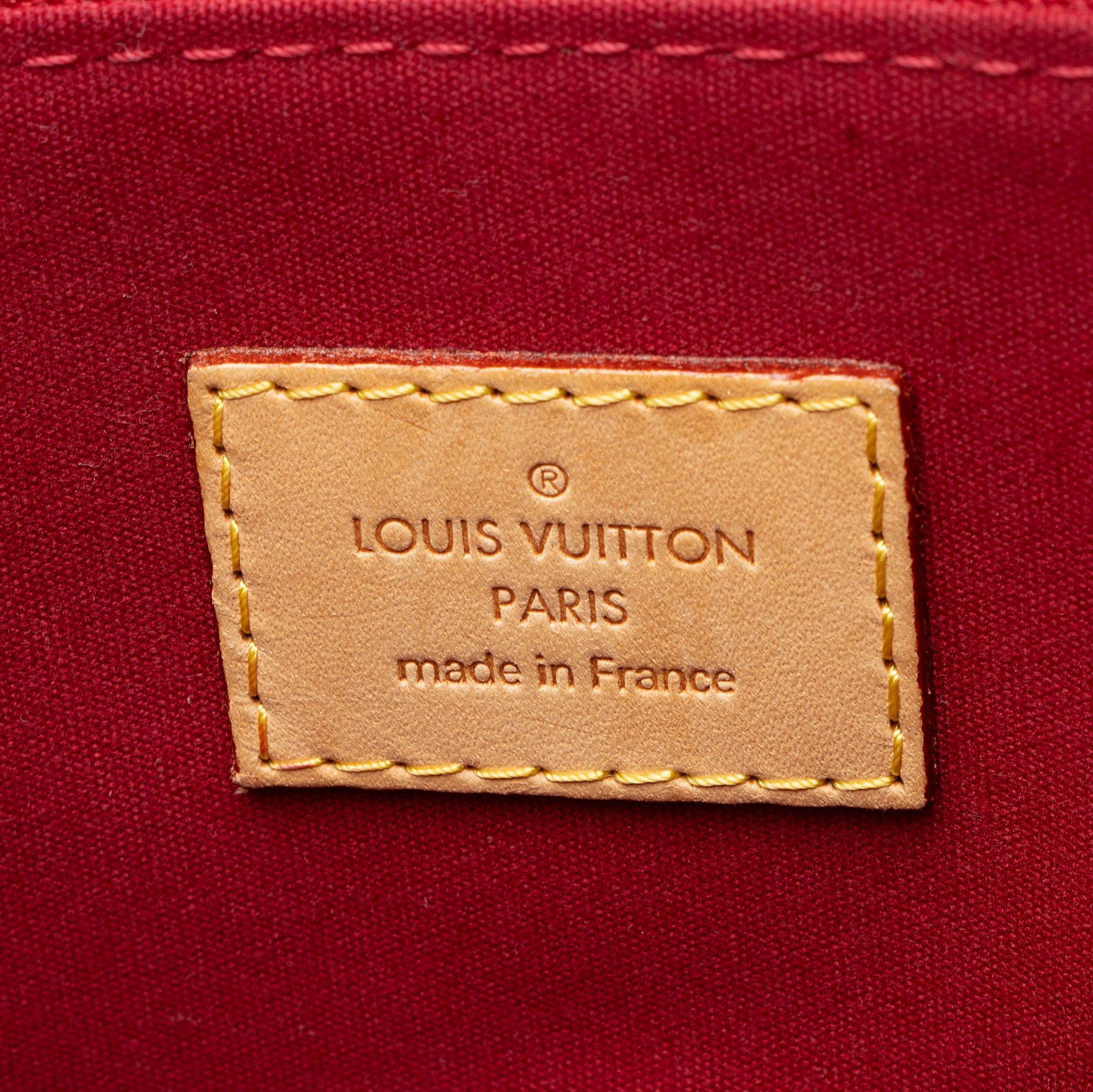Louis Vuitton Monogram Vernis Alma PM Satchel
