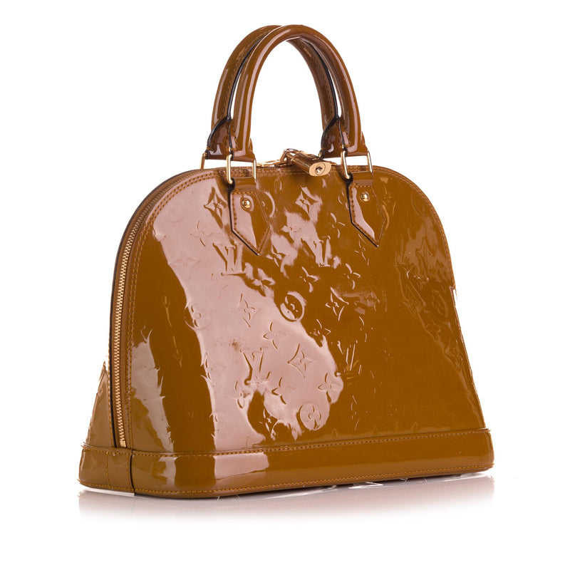 Louis Vuitton Dune Monogram Vernis Leather Alma PM Bag Louis Vuitton
