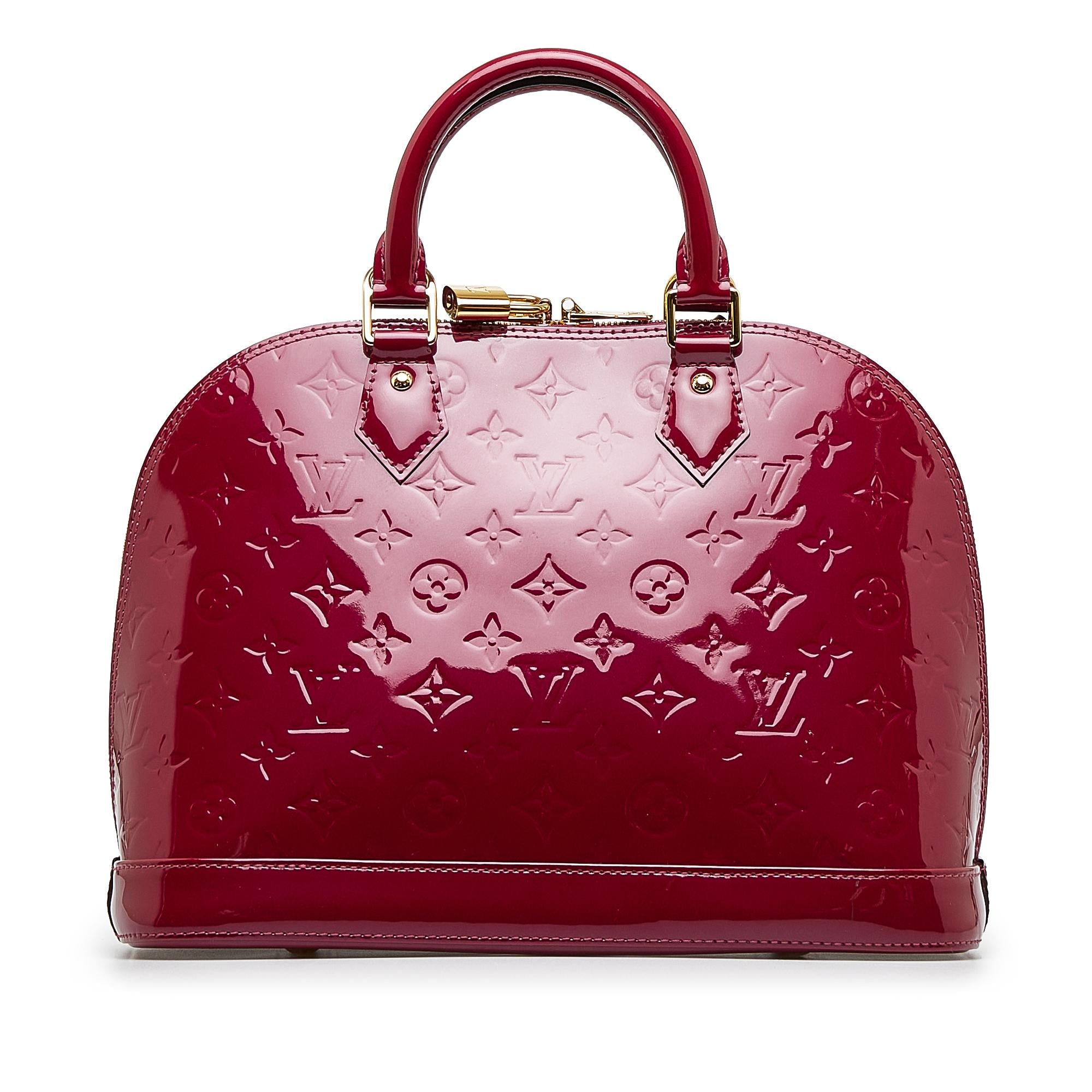 Louis Vuitton Monogram Vernis Alma PM (SHG-fGgxKm)