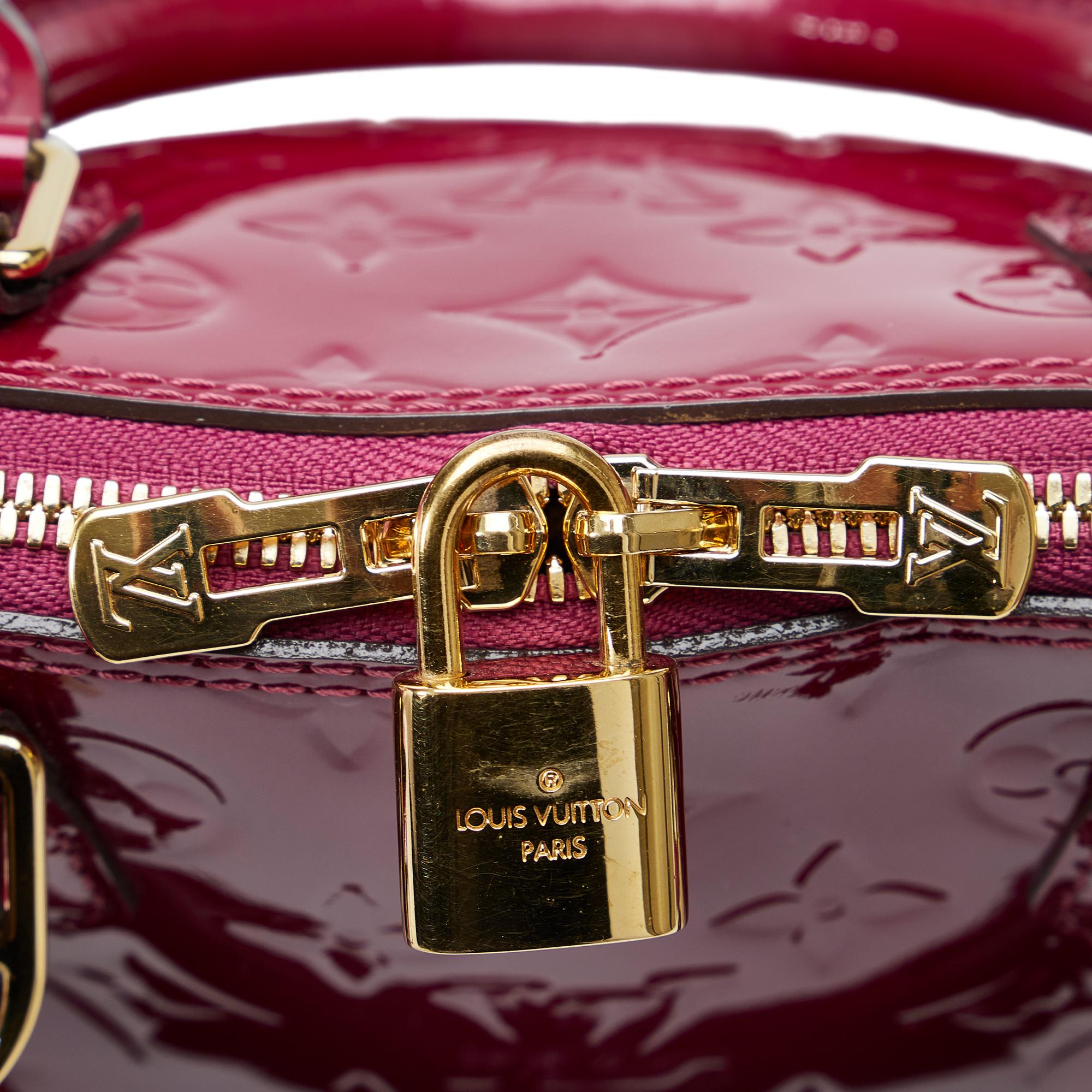 Louis Vuitton Monogram Vernis Alma PM (SHG-fGgxKm)