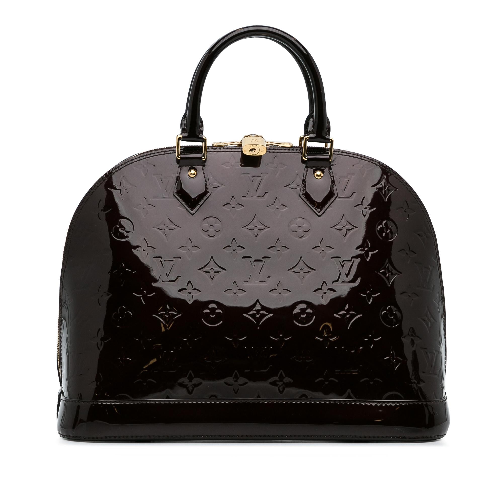 Louis Vuitton Monogram Vernis Alma PM (SHG-tjmI3z)