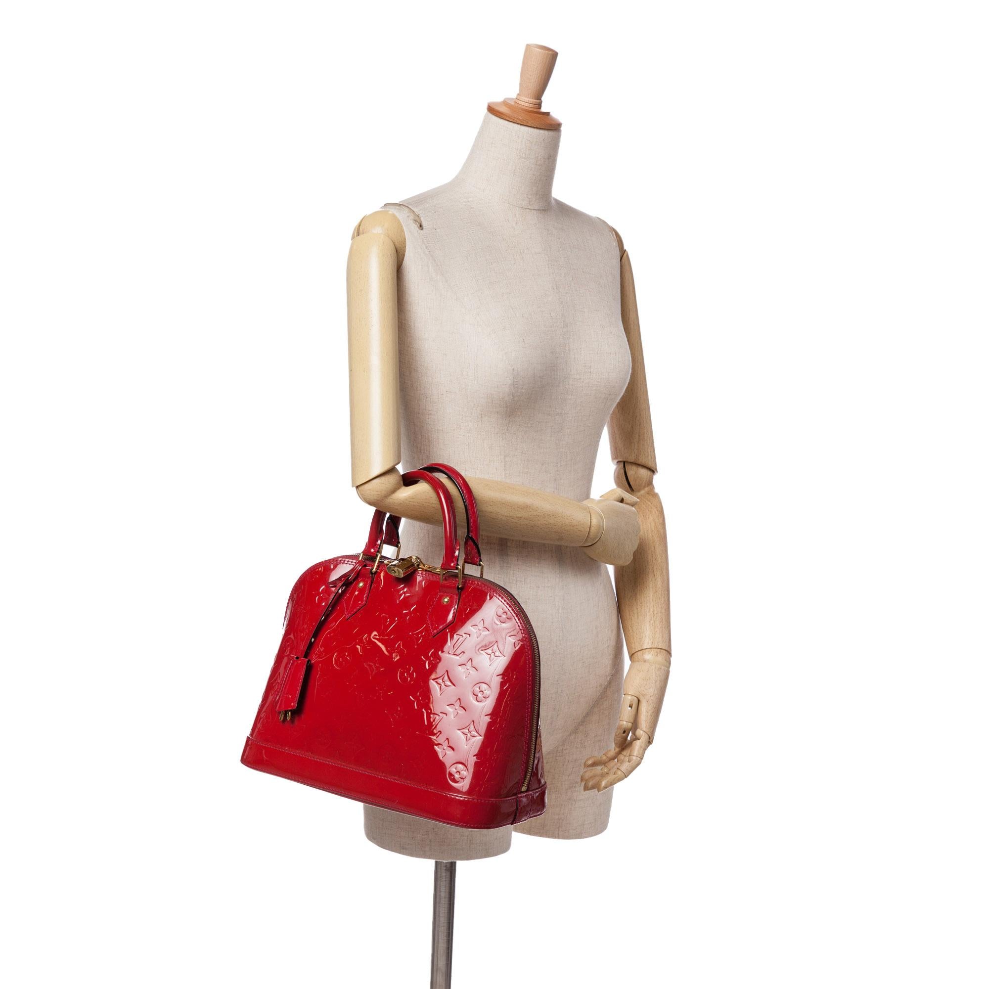 Louis Vuitton Monogram Vernis Alma PM