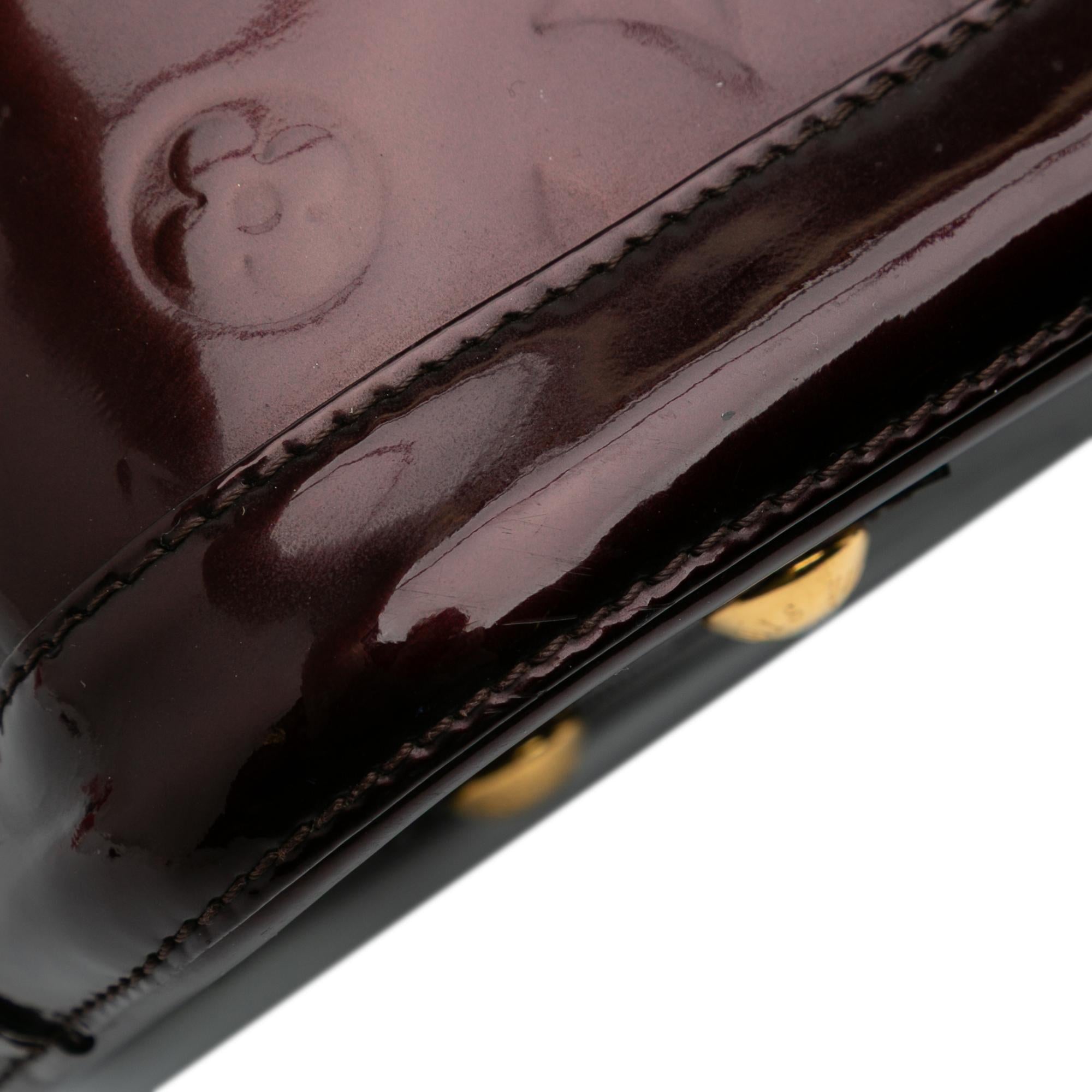 Louis Vuitton Monogram Vernis Alma PM