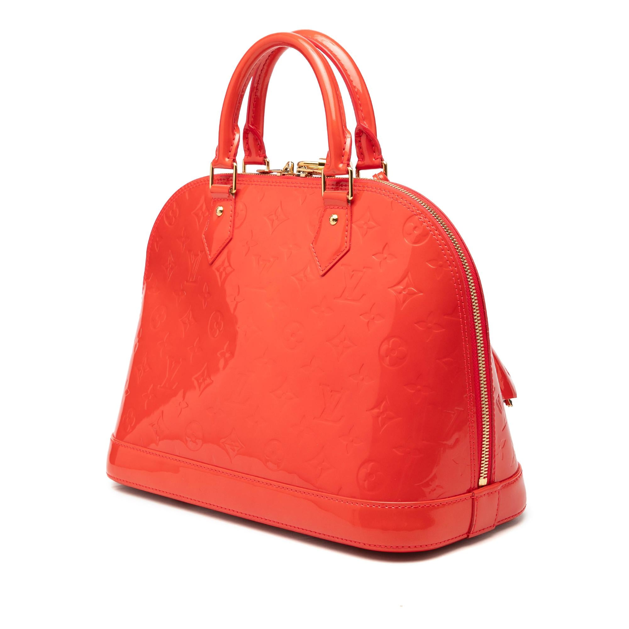 Louis Vuitton Monogram Vernis Alma PM