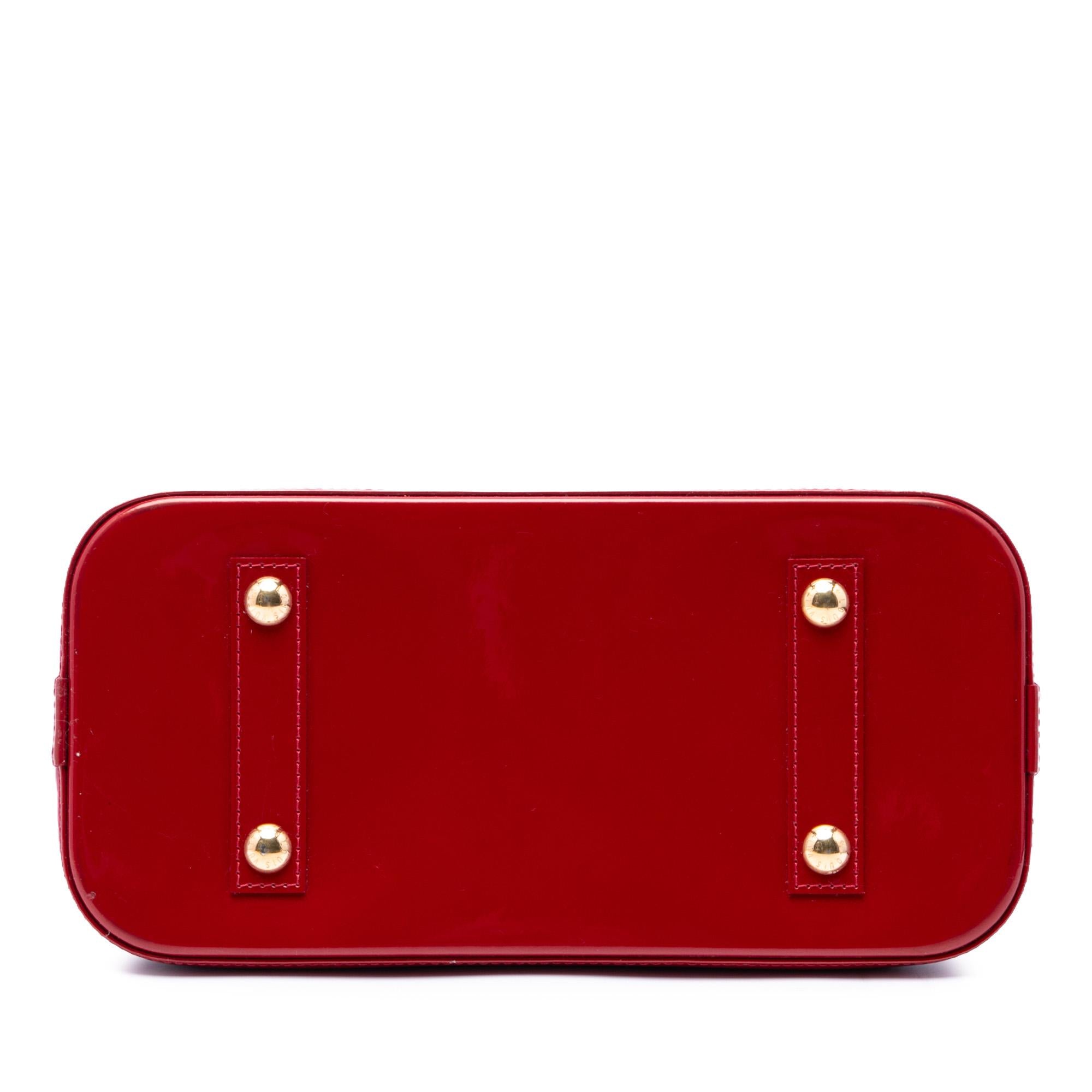 Louis Vuitton Monogram Vernis Alma PM