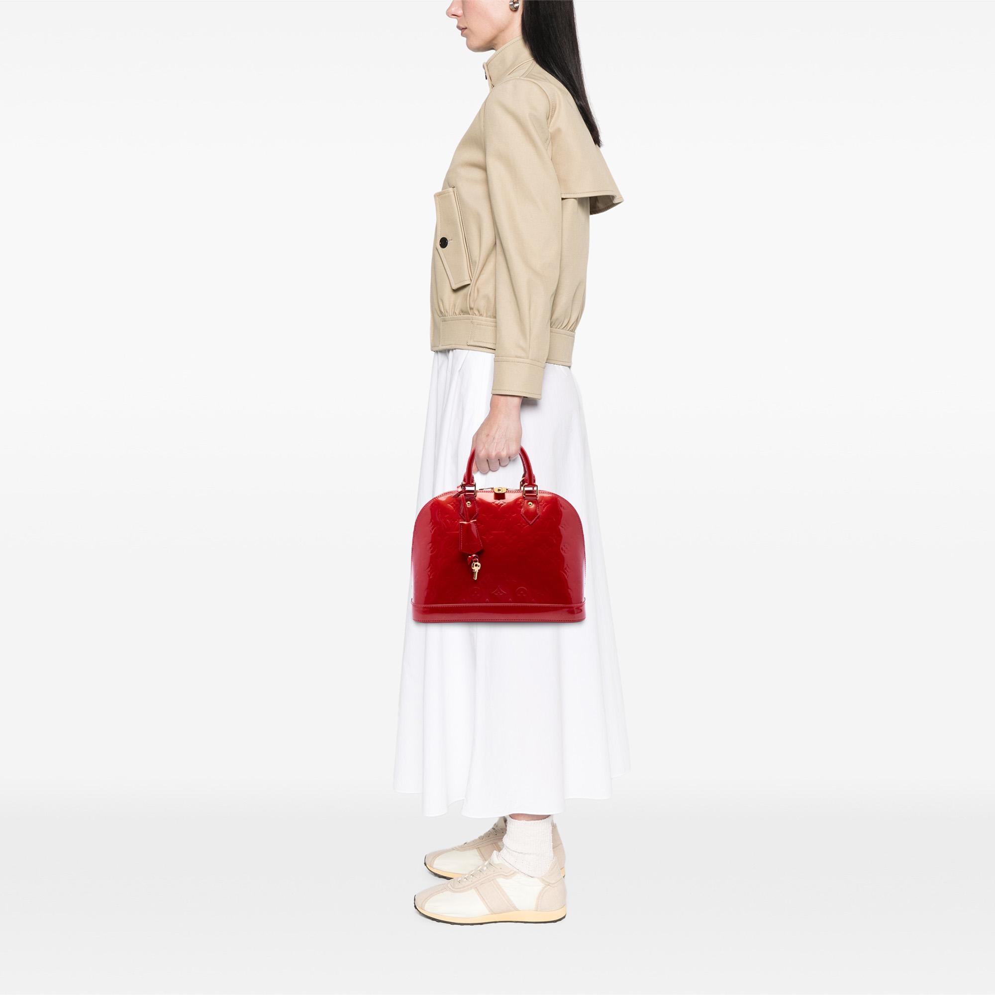 Louis Vuitton Monogram Vernis Alma PM