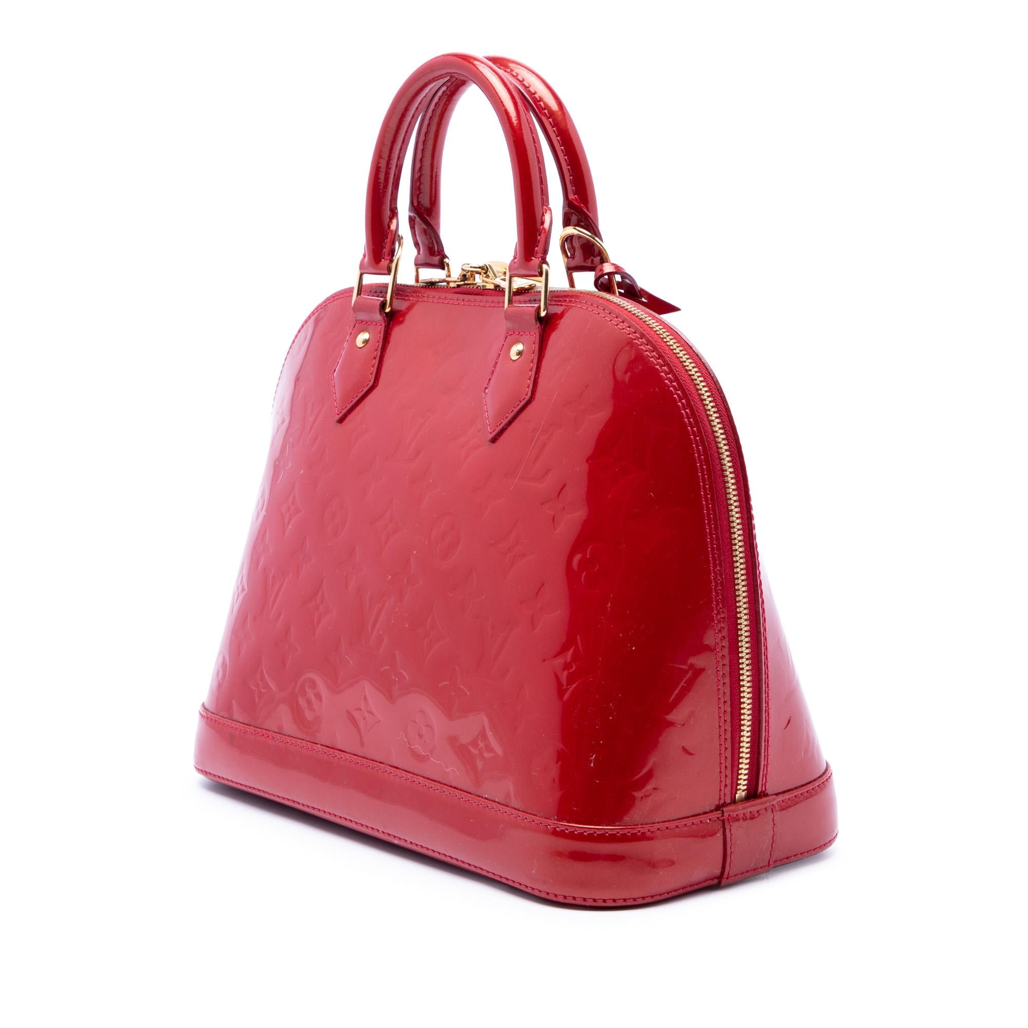 Louis Vuitton Monogram Vernis Alma PM