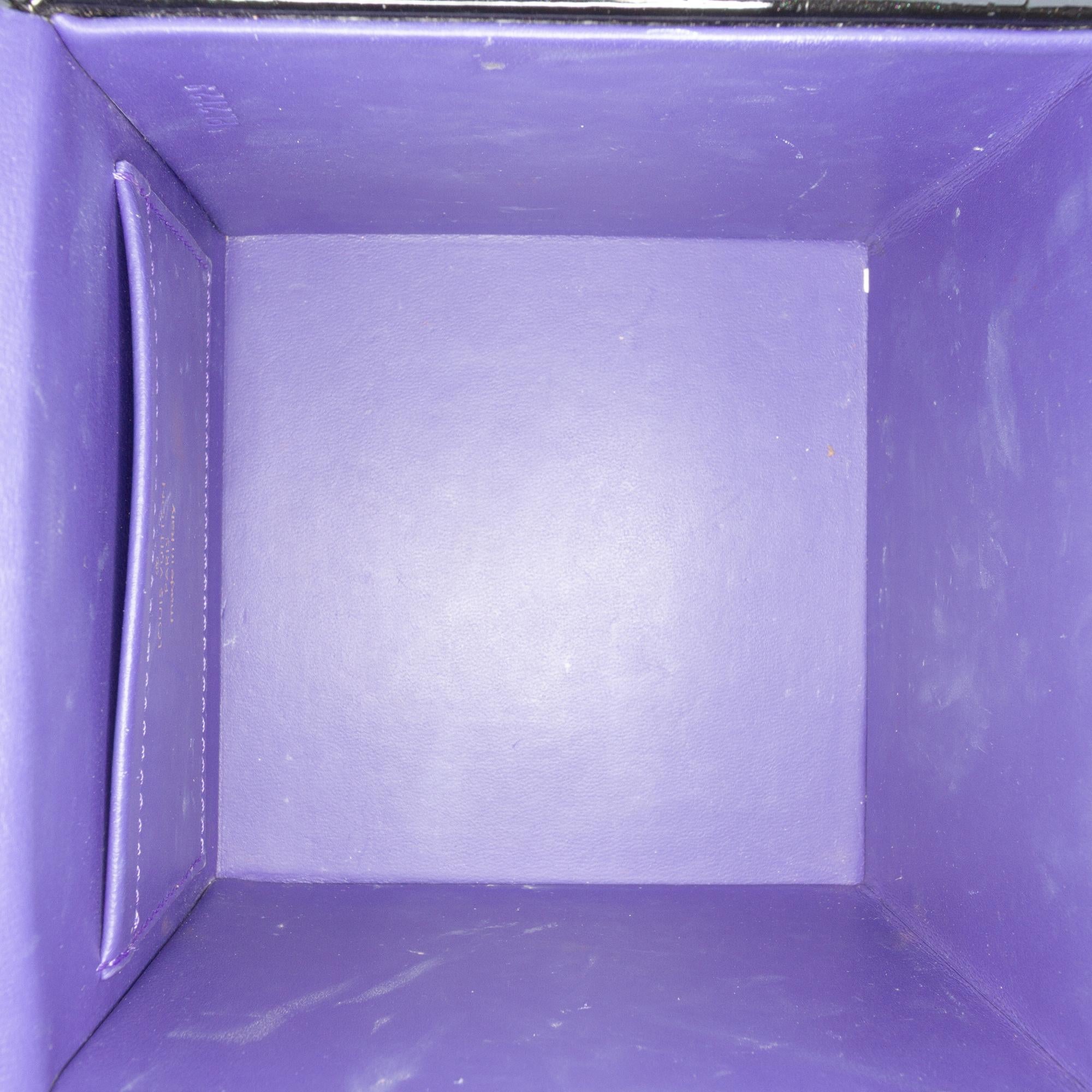 Louis Vuitton Monogram Vernis Bleecker Box Vanity Bag