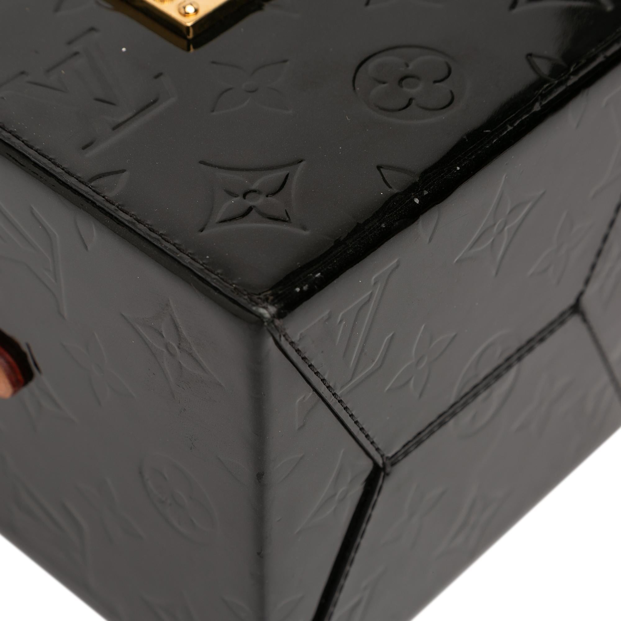 Louis Vuitton Monogram Vernis Bleecker Box Vanity Bag