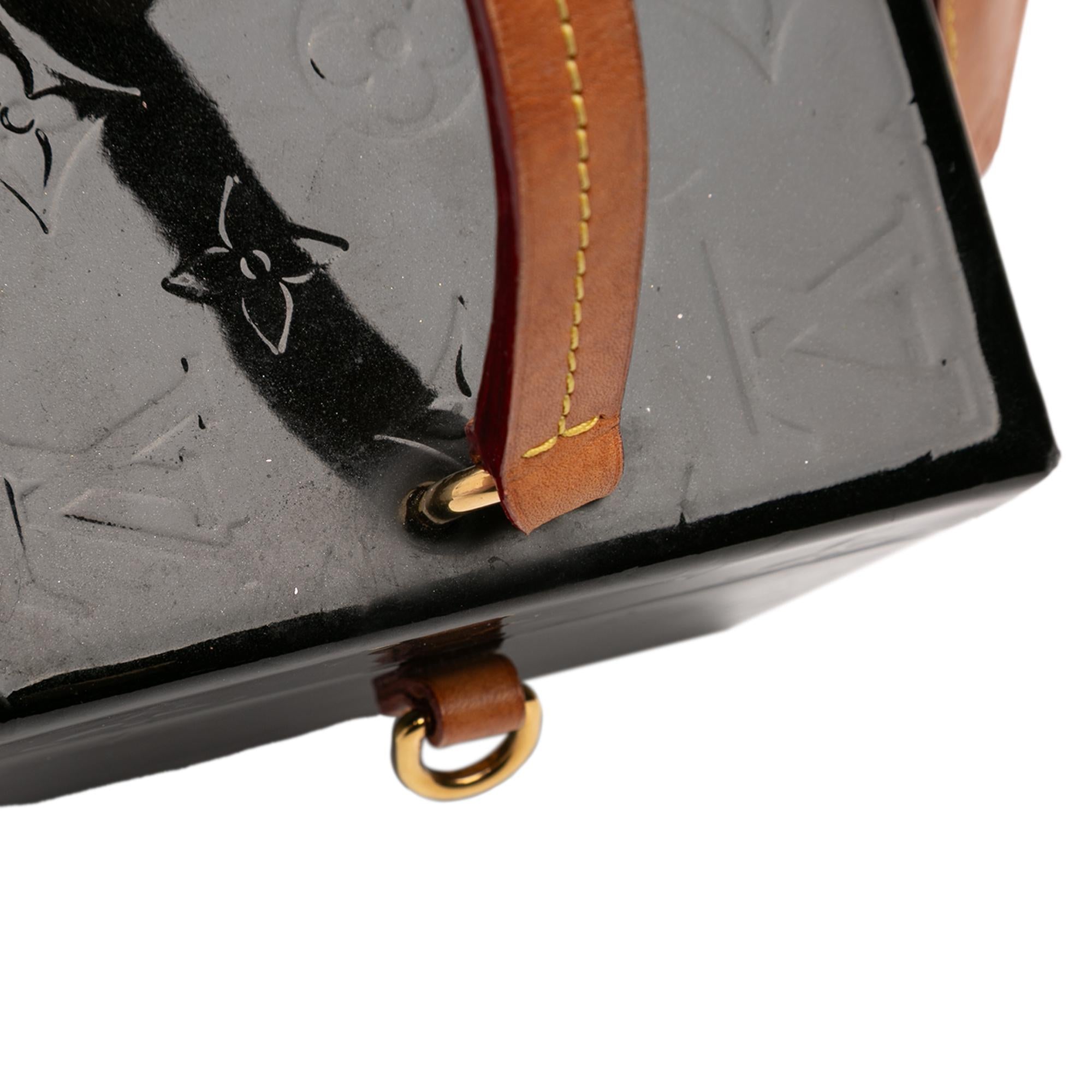 Louis Vuitton Monogram Vernis Bleecker Box Vanity Bag