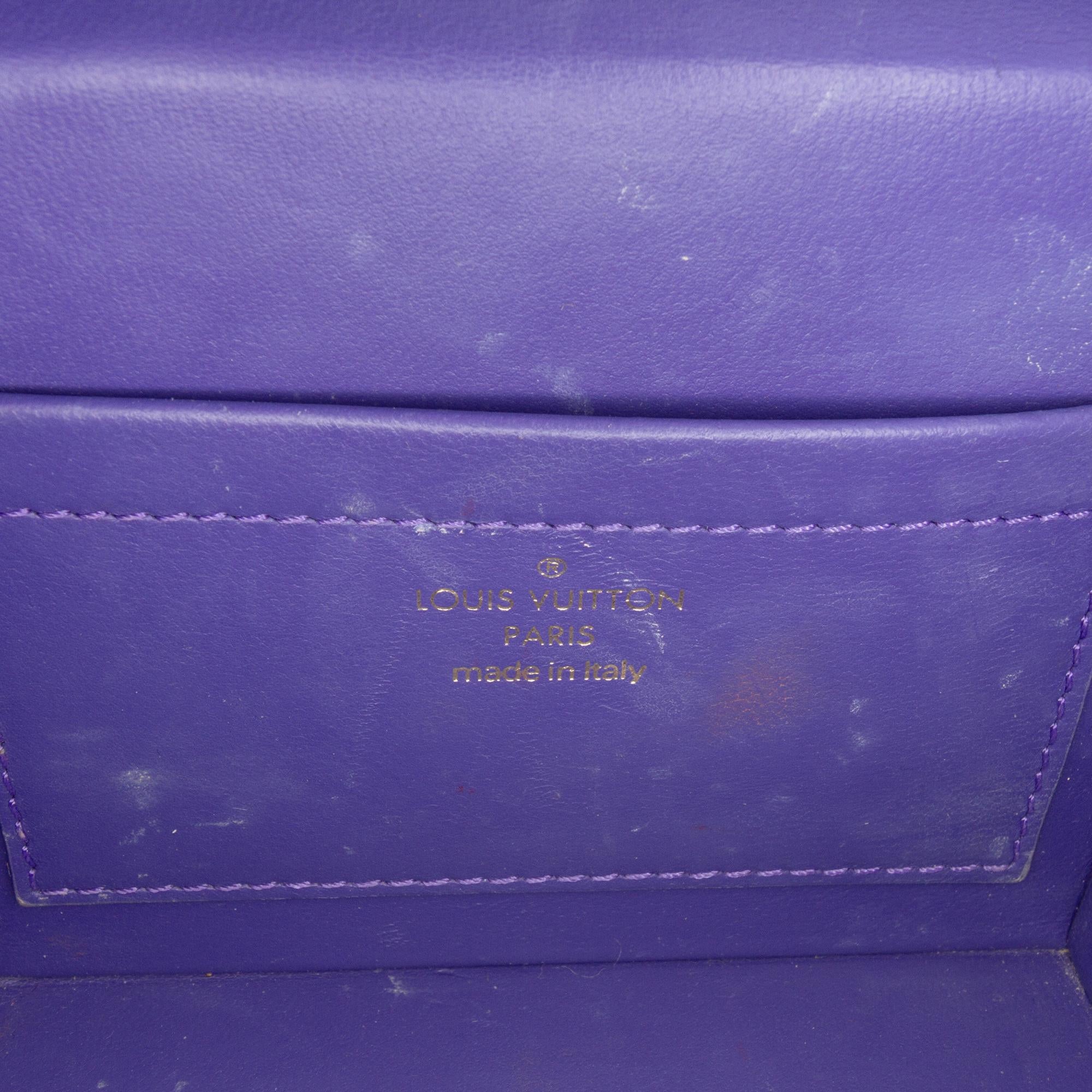 Louis Vuitton Monogram Vernis Bleecker Box Vanity Bag