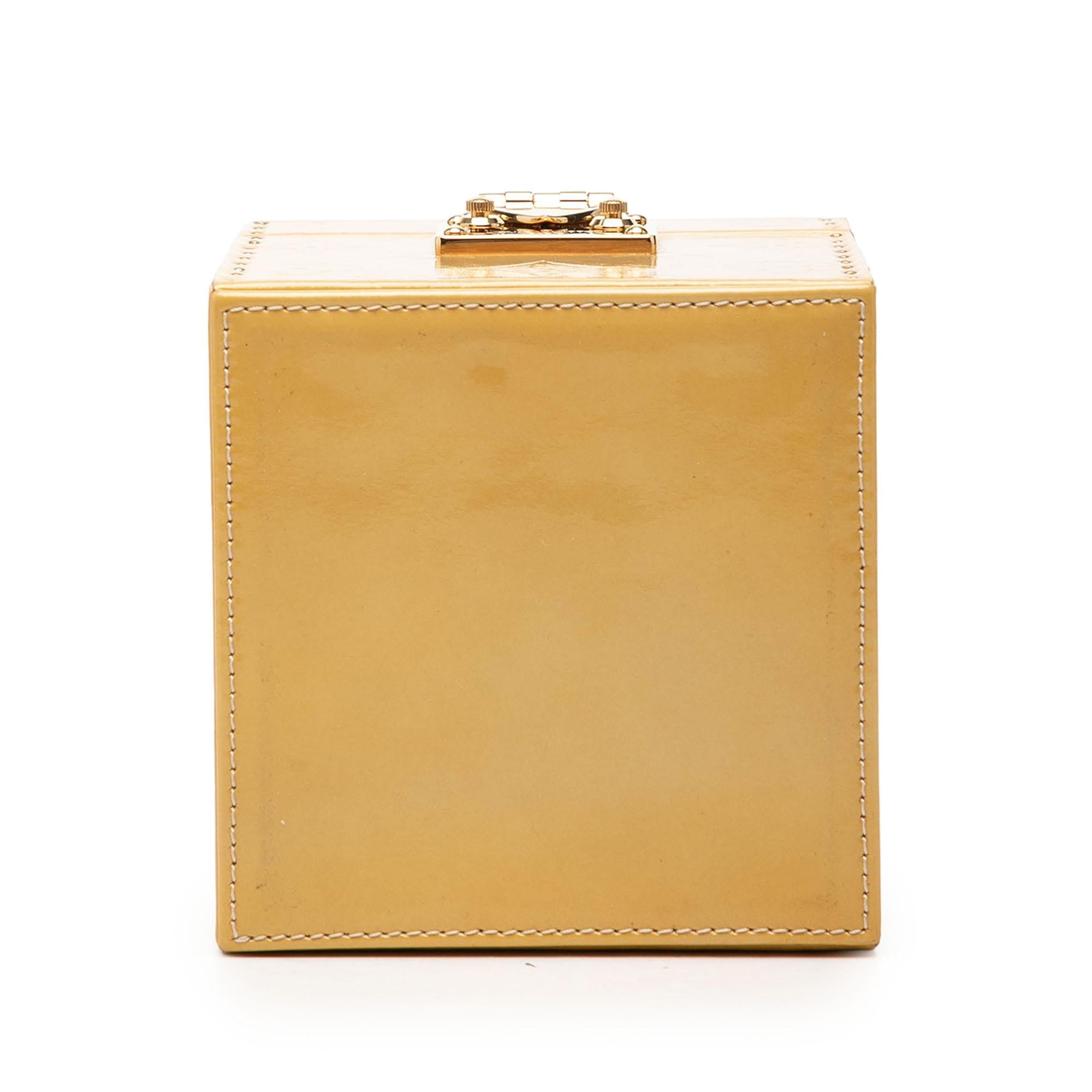 Louis Vuitton Monogram Vernis Bleecker Box Vanity Bag