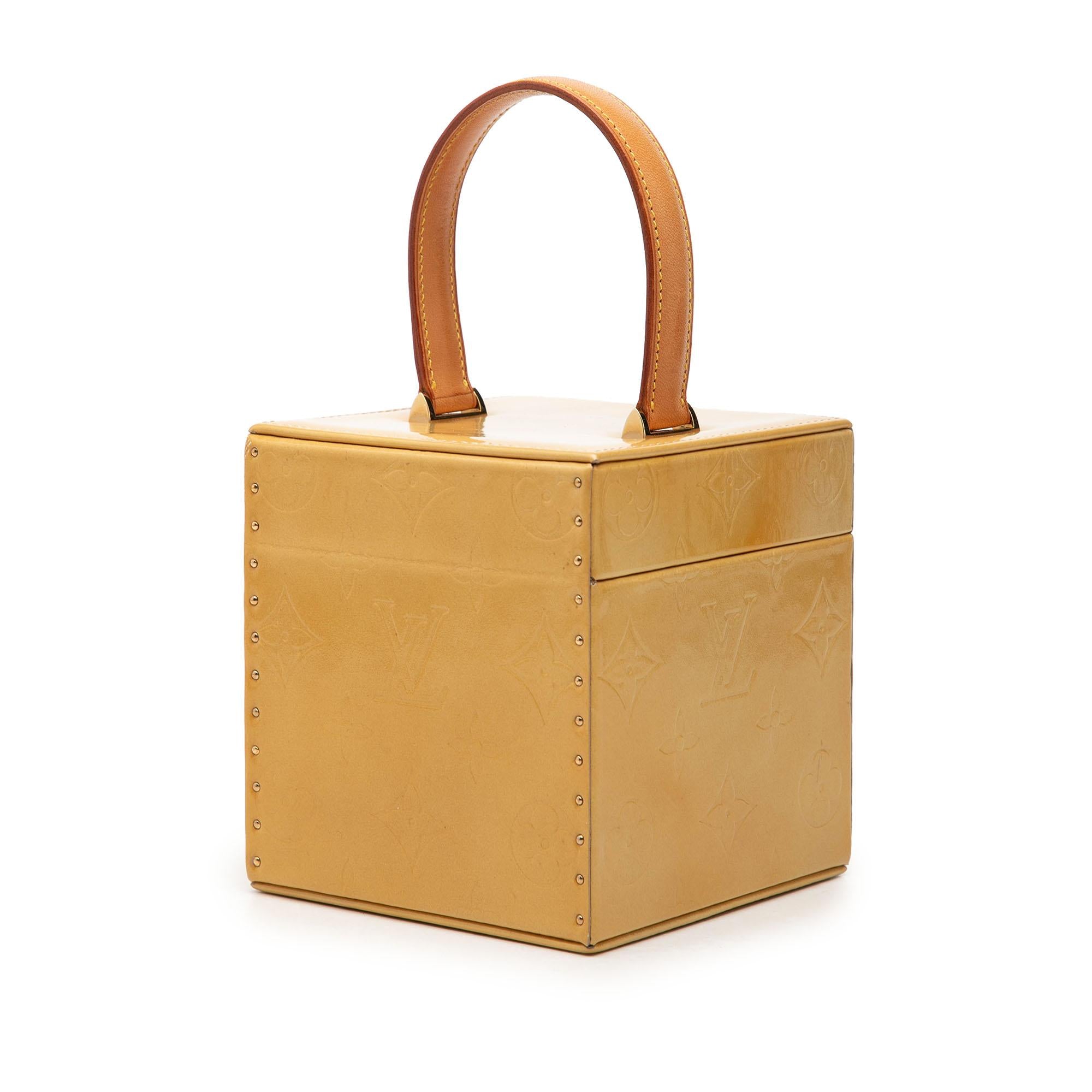 Louis Vuitton Monogram Vernis Bleecker Box Vanity Bag