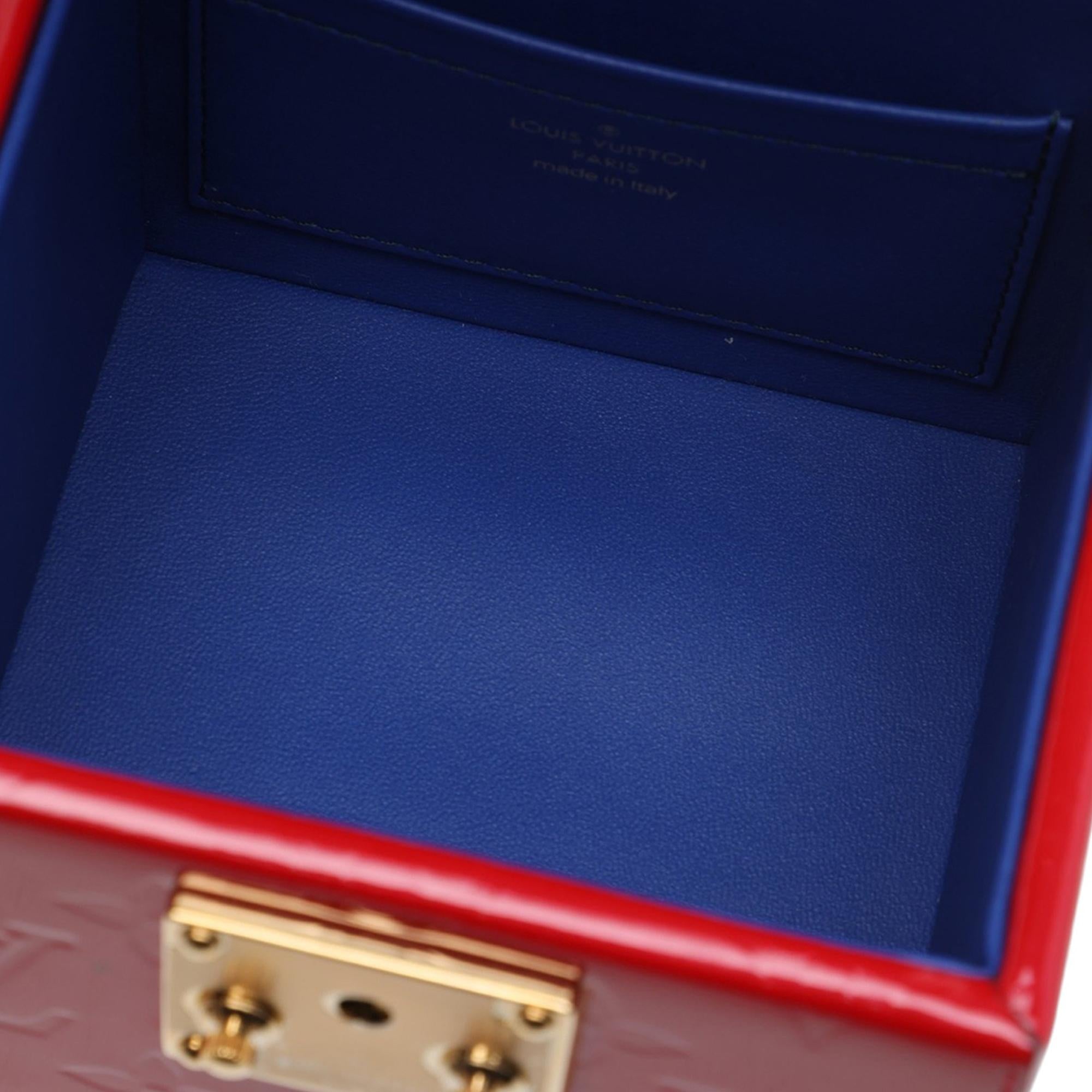 Louis Vuitton Monogram Vernis Bleecker Box Vanity Bag