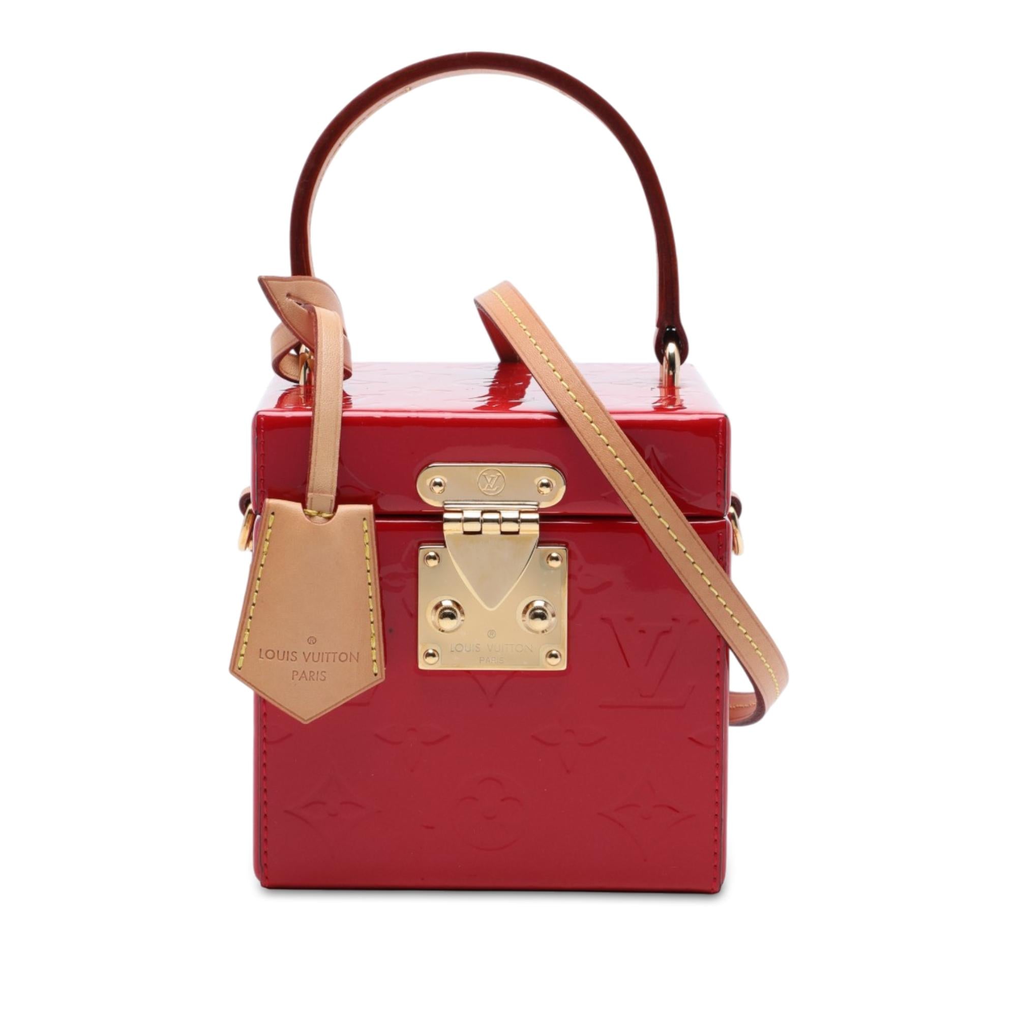 Louis Vuitton Monogram Vernis Bleecker Box Vanity Bag
