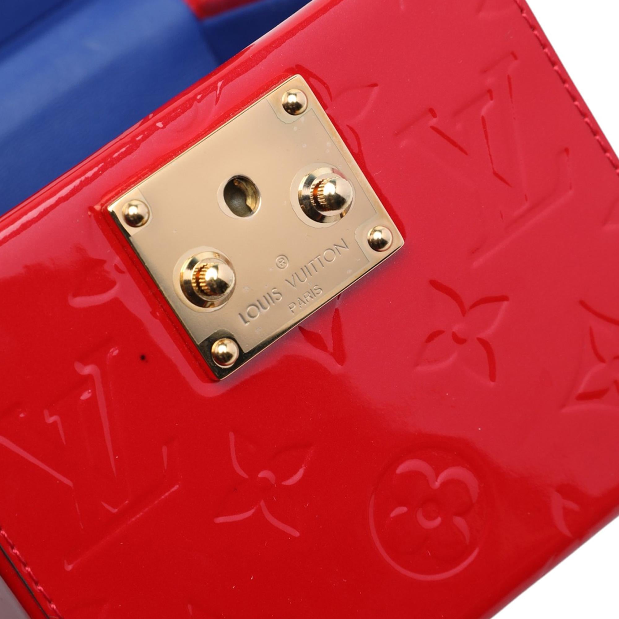 Louis Vuitton Monogram Vernis Bleecker Box Vanity Bag