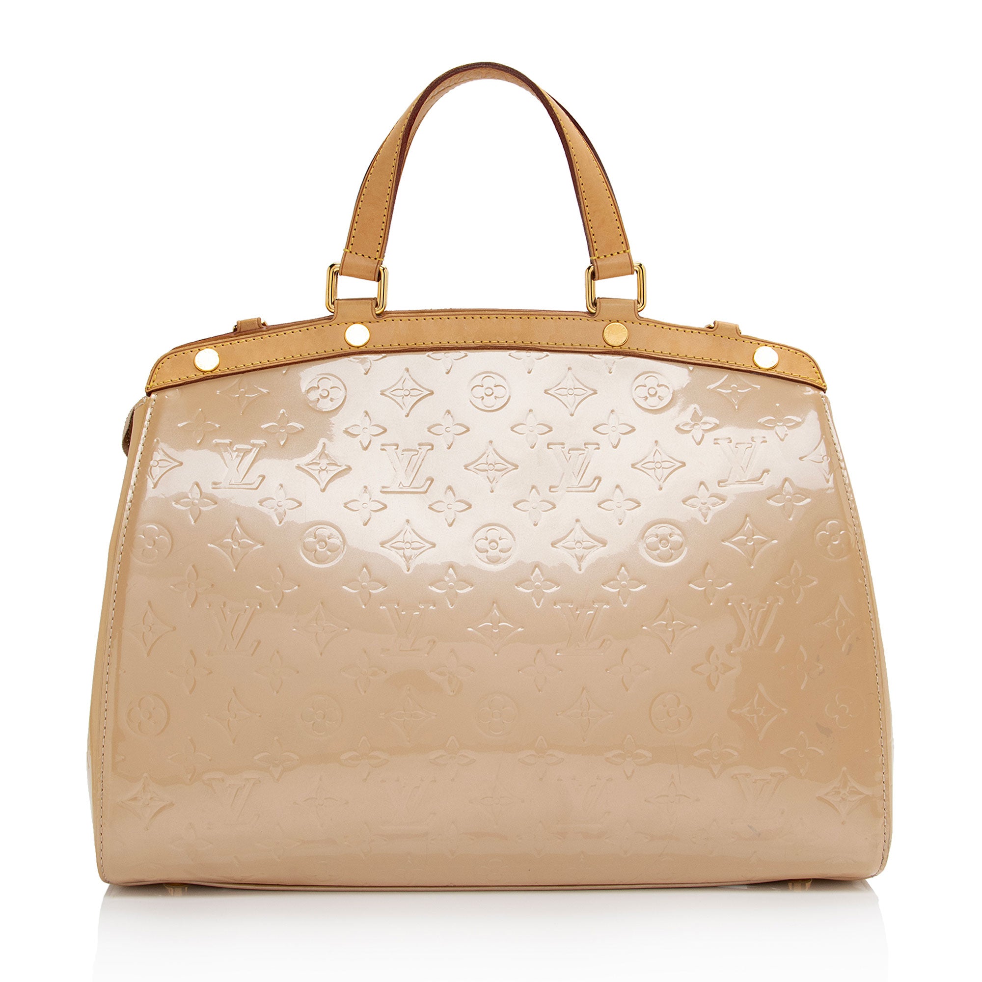 Louis Vuitton Monogram Vernis Brea GM Satchel (SHF-u6q60W)