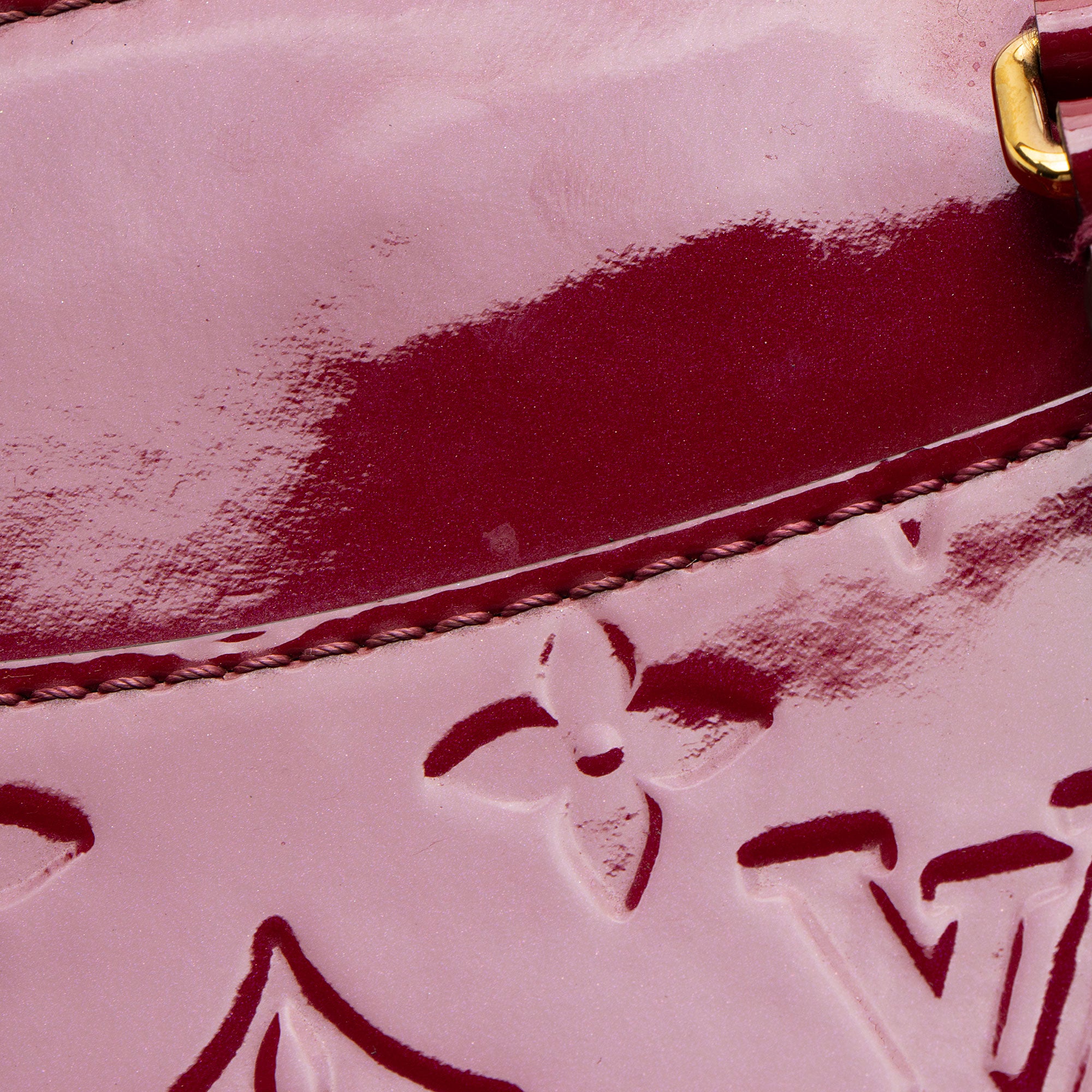 Louis Vuitton Monogram Vernis Brea MM NM Satchel (SHF-cl4UNU)