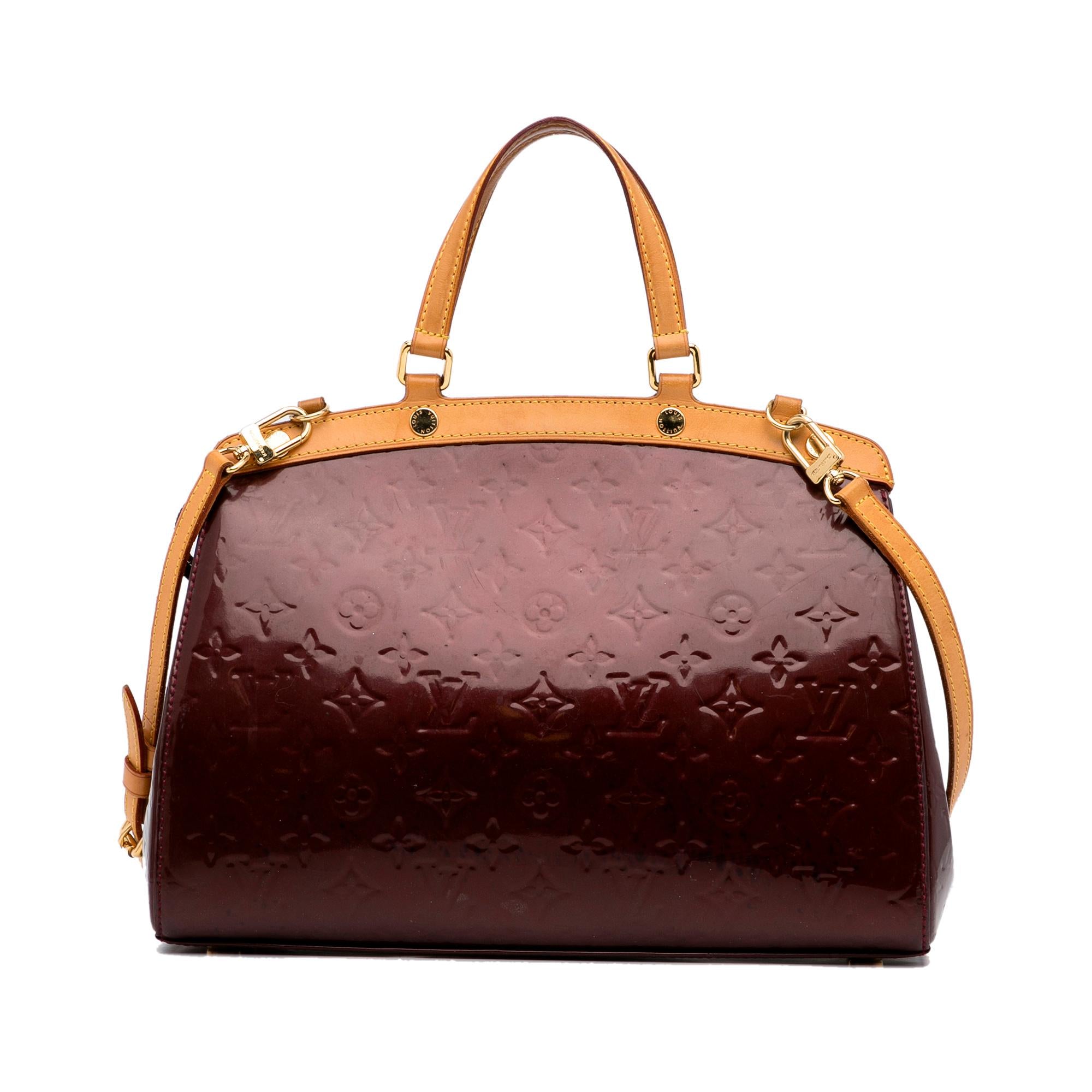 Louis Vuitton Monogram Vernis Brea MM (SHG-20FHgf)