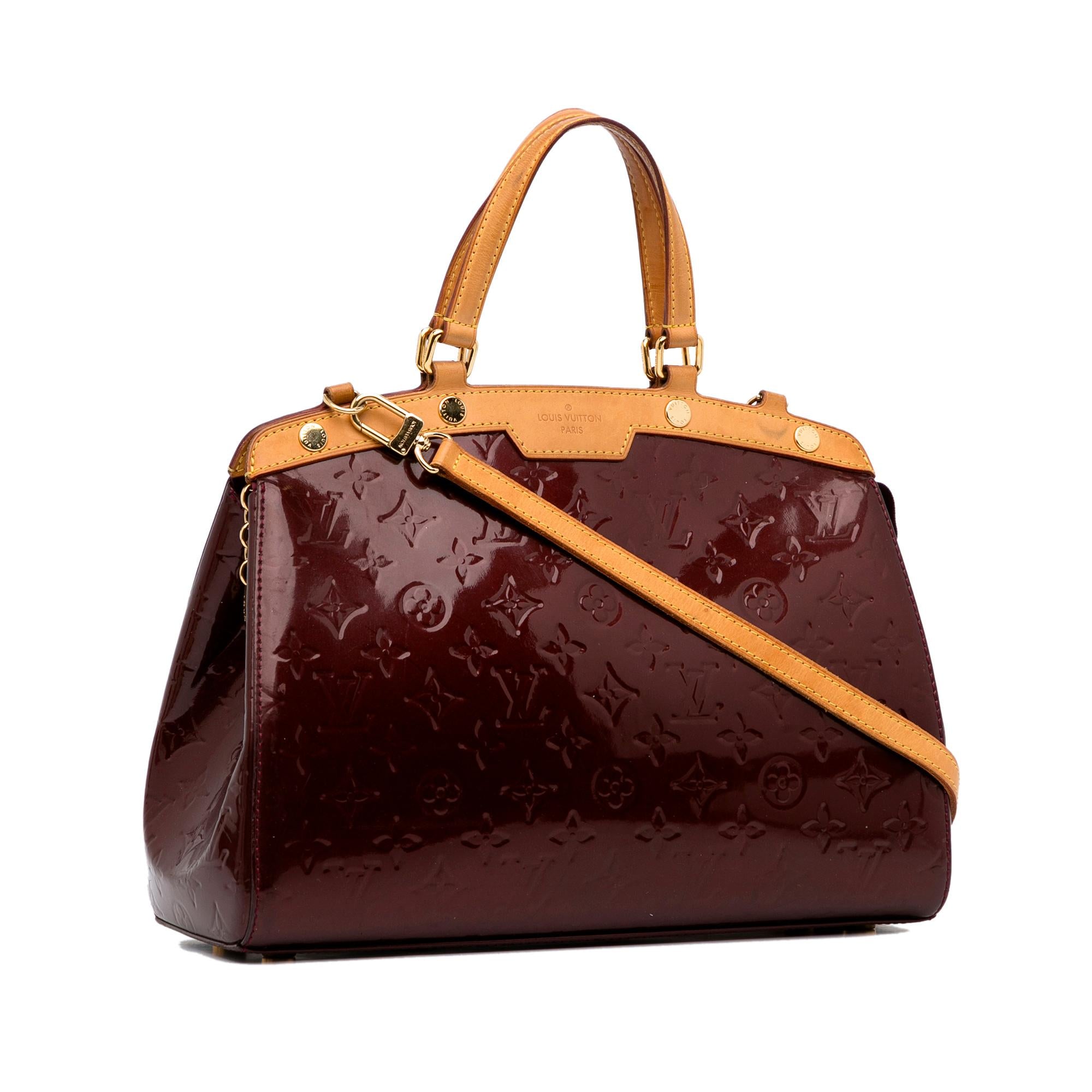 Louis Vuitton Monogram Vernis Brea MM (SHG-20FHgf)