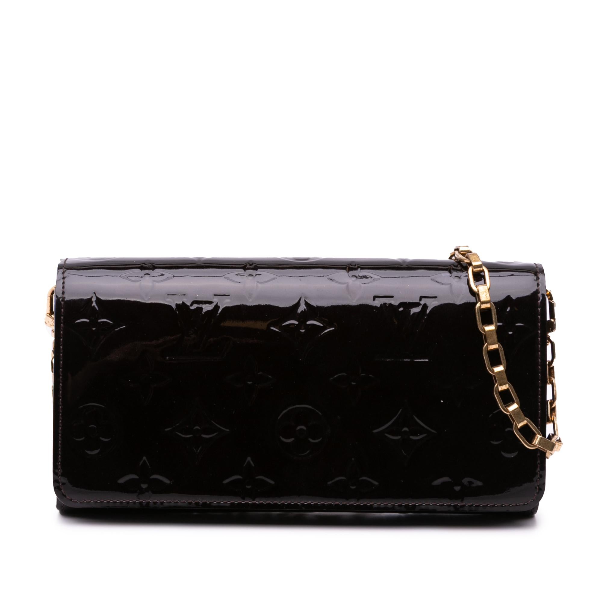 Louis Vuitton Monogram Vernis Chain Wallet