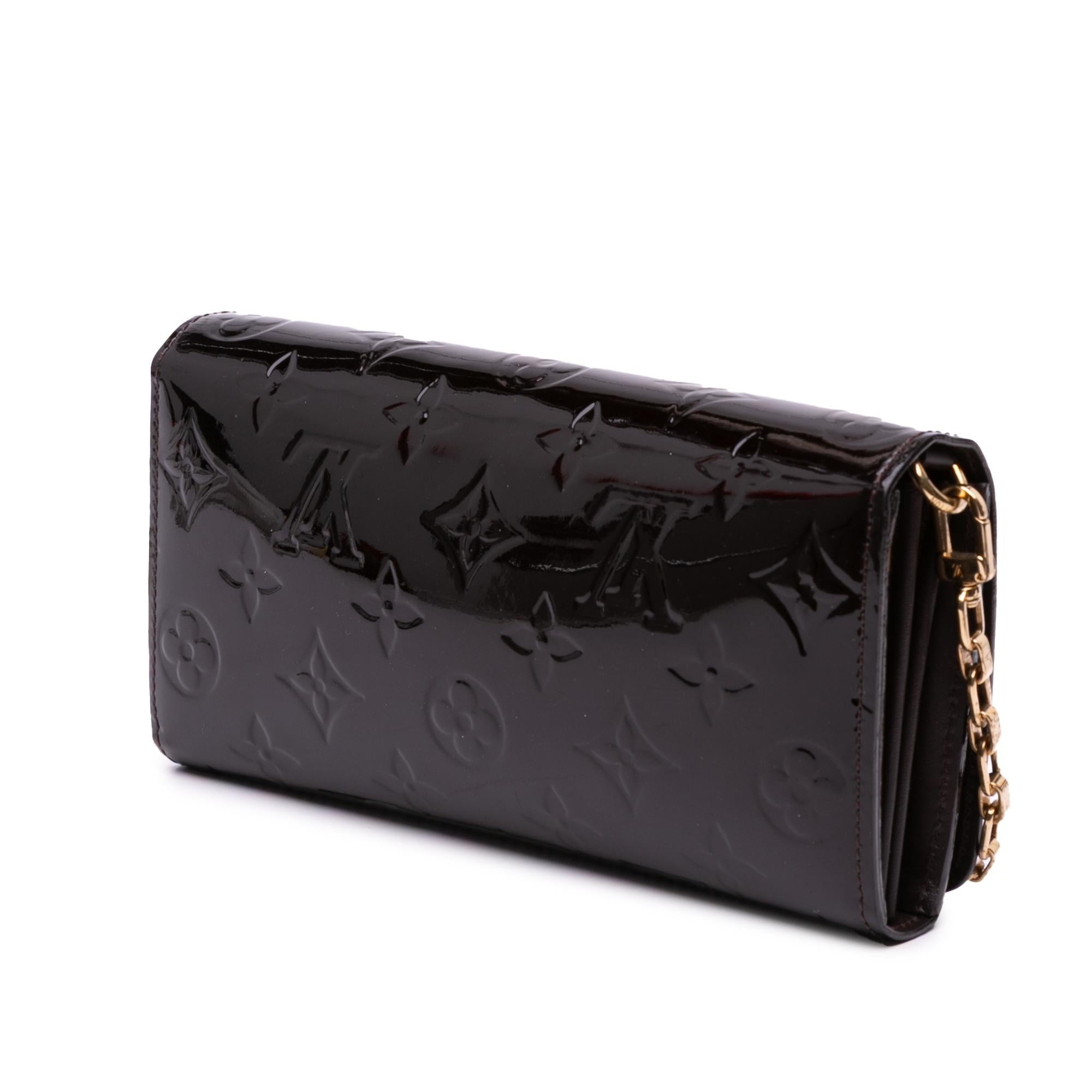 Louis Vuitton Monogram Vernis Chain Wallet
