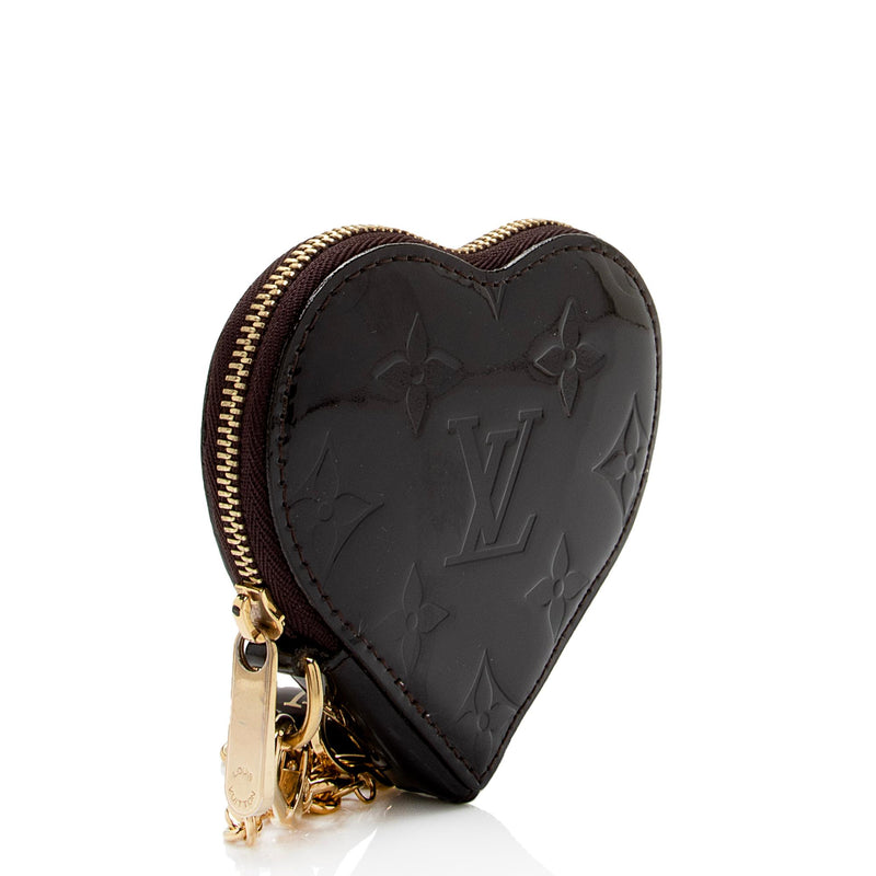 Louis Vuitton Monogram Vernis Heart Coin Wallet (SHF-vWbz8g) – LuxeDH