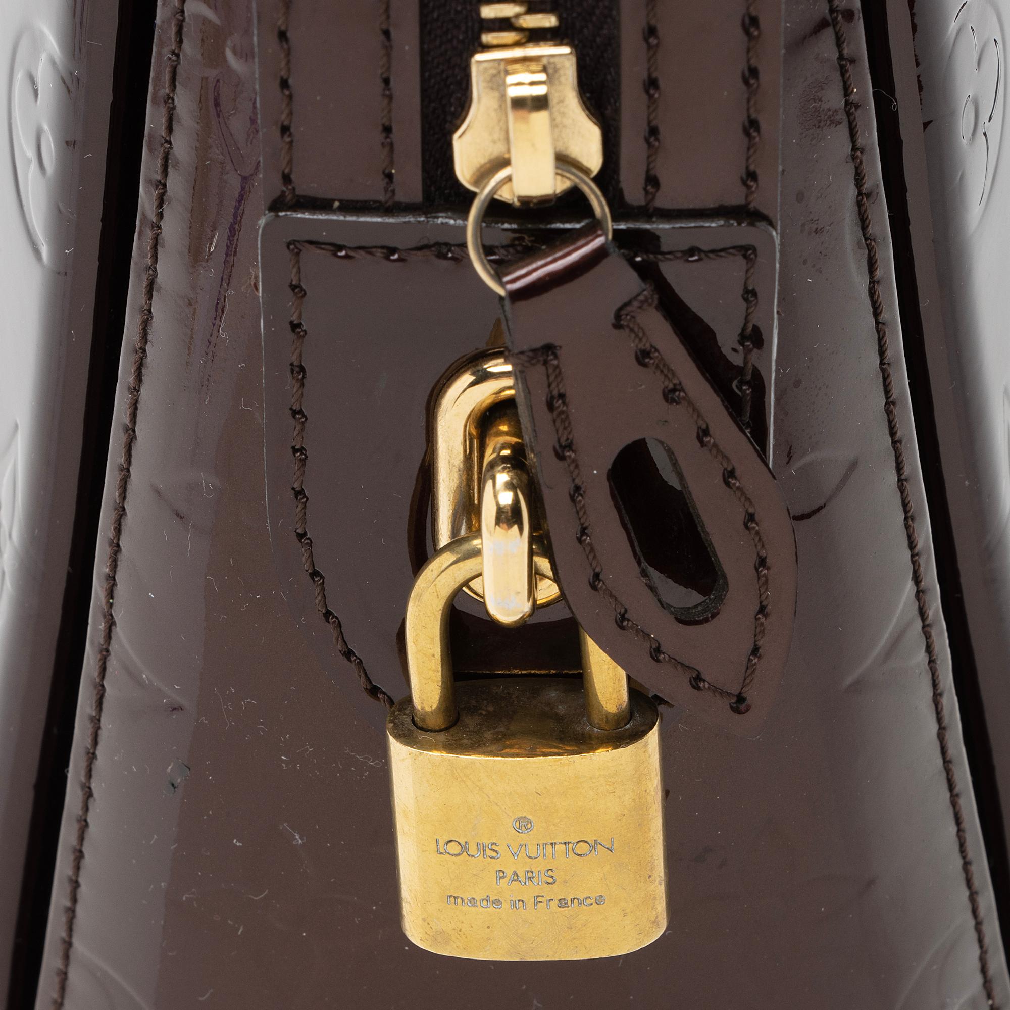 Louis Vuitton Monogram Vernis Melrose Avenue Satchel (SHF-22462)