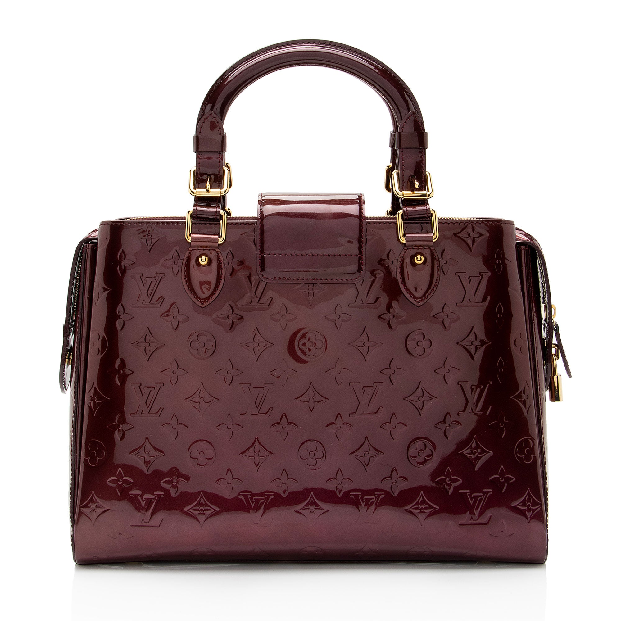 Louis Vuitton Monogram Vernis Melrose Avenue Satchel (SHF-Xk72dg)