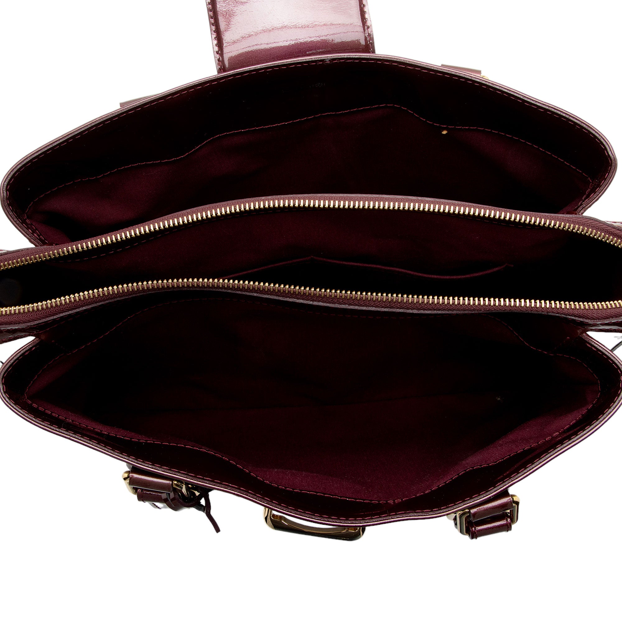 Louis Vuitton Monogram Vernis Melrose Avenue Satchel (SHF-Xk72dg)