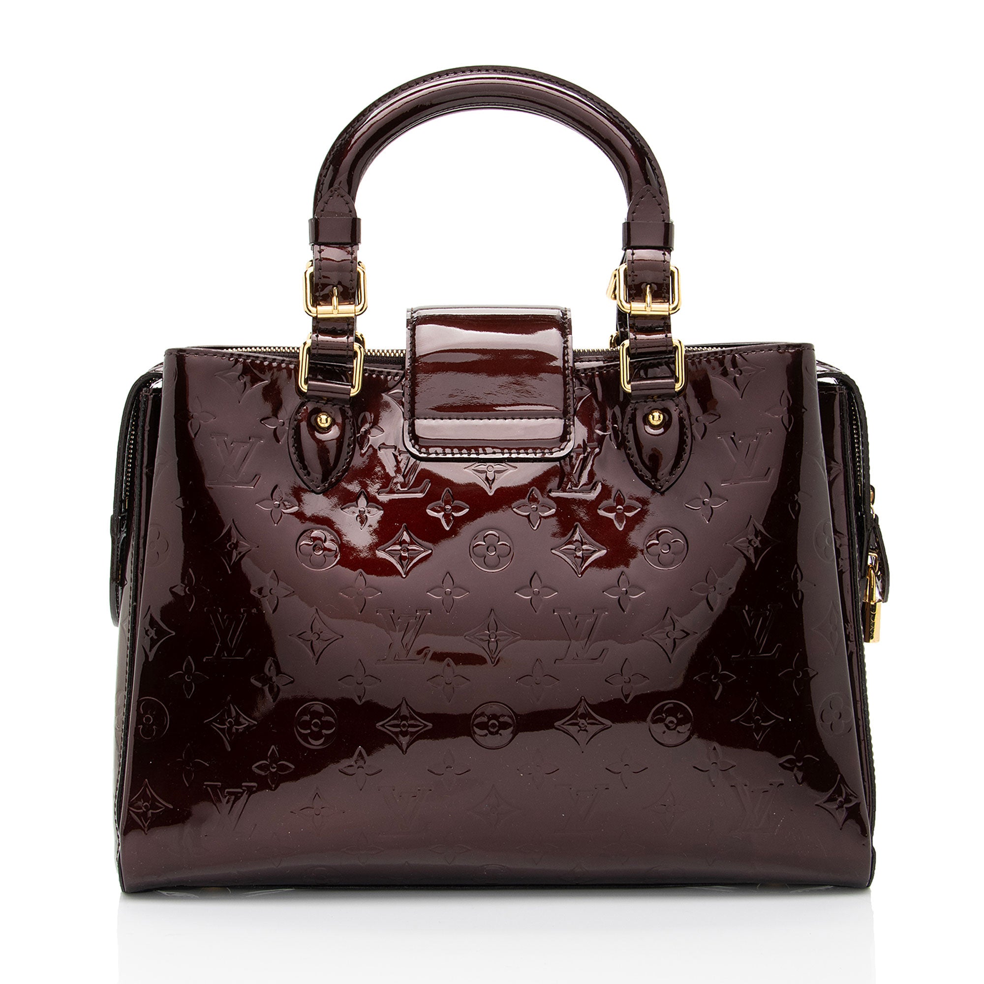 Louis Vuitton Monogram Vernis Melrose Avenue Satchel (SHF-BEMyAH)