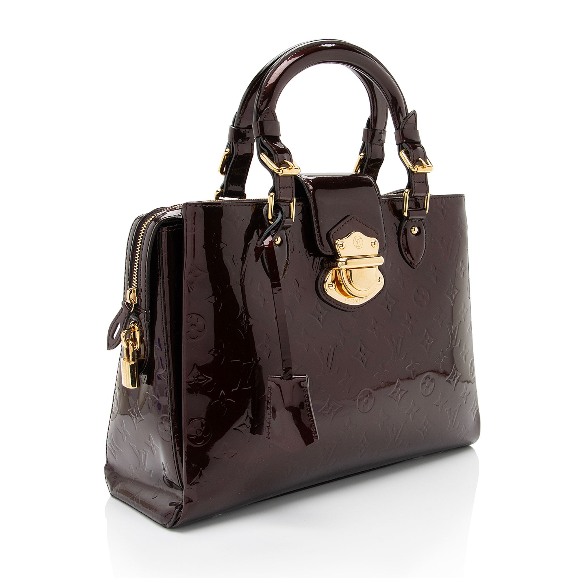 Louis Vuitton Monogram Vernis Melrose Avenue Satchel (SHF-BEMyAH)