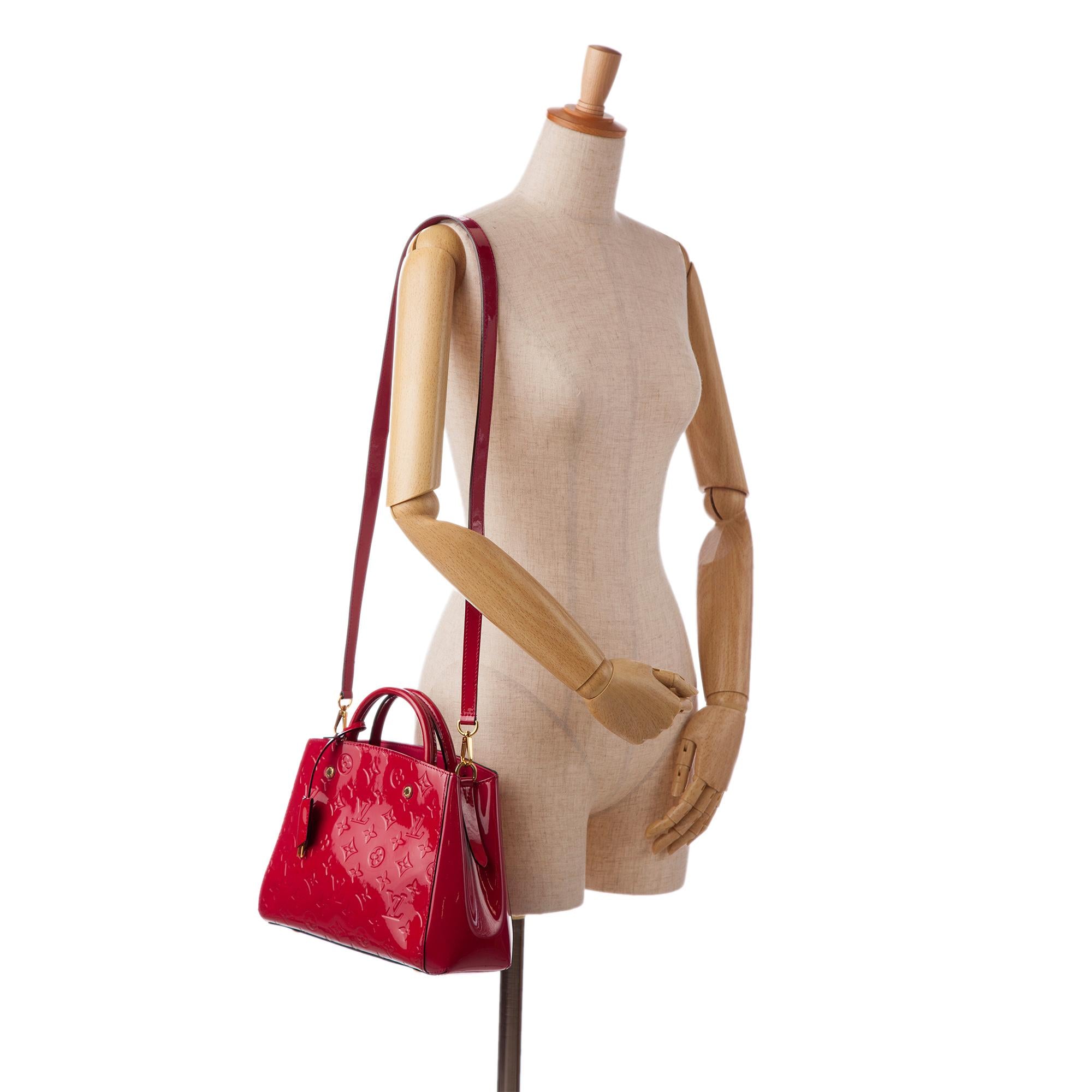 Louis Vuitton Monogram Vernis Montaigne BB (SHG-hRqyY5)