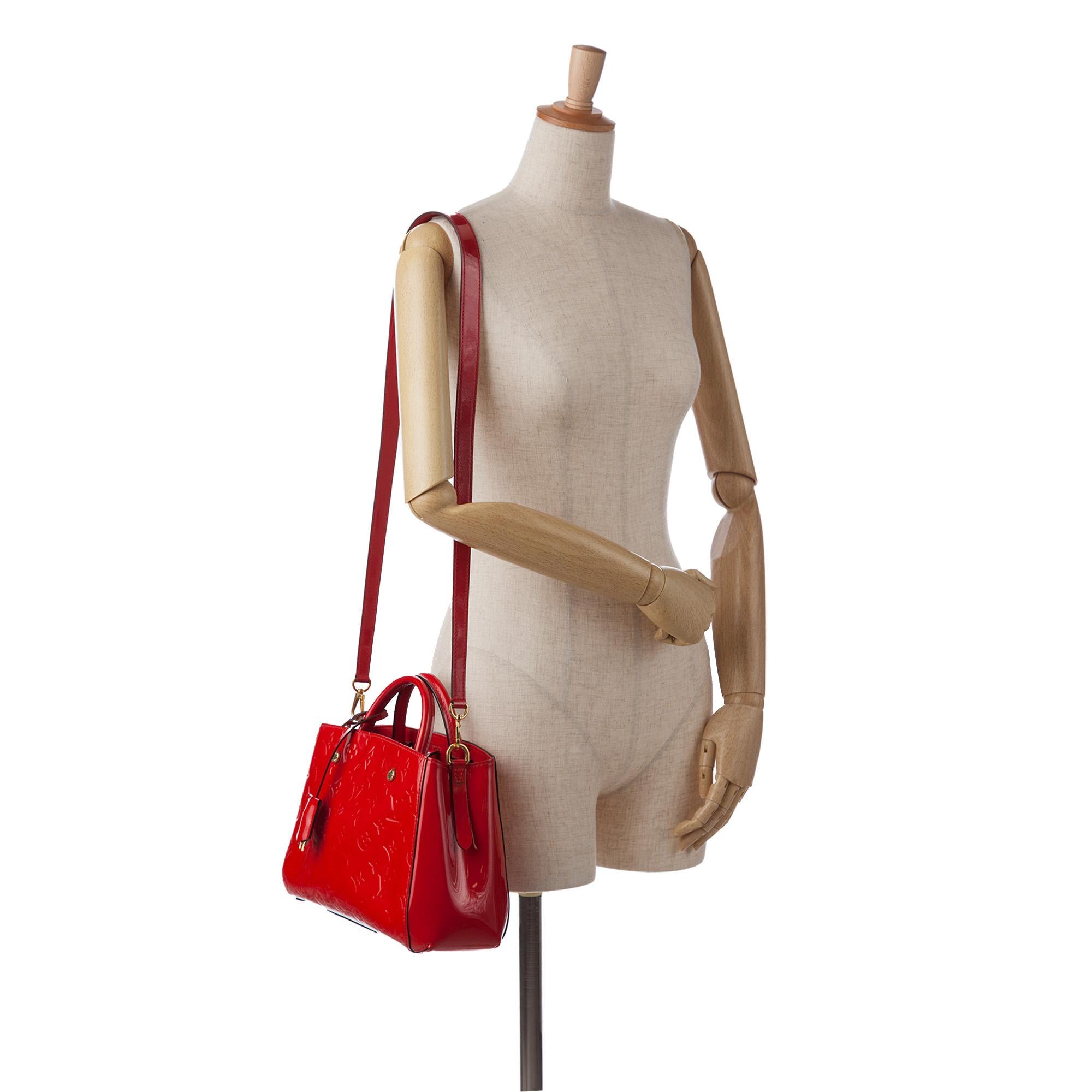 Louis Vuitton Monogram Vernis Montaigne BB (SHG-v8kJTe)