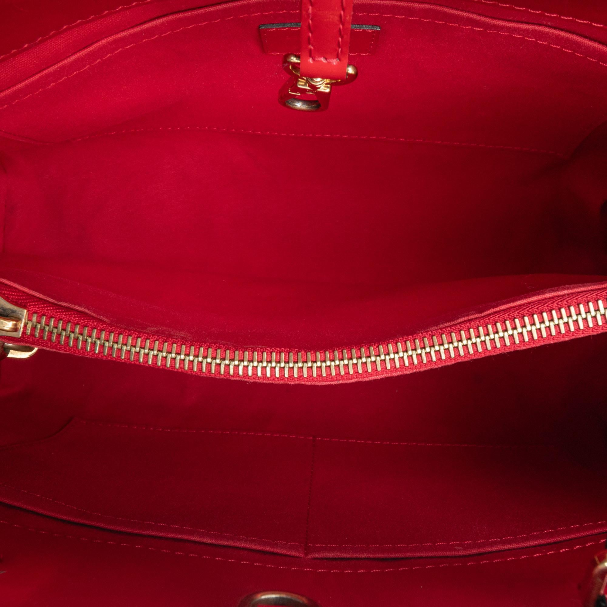 Louis Vuitton Monogram Vernis Montaigne BB (SHG-RZlMWB)