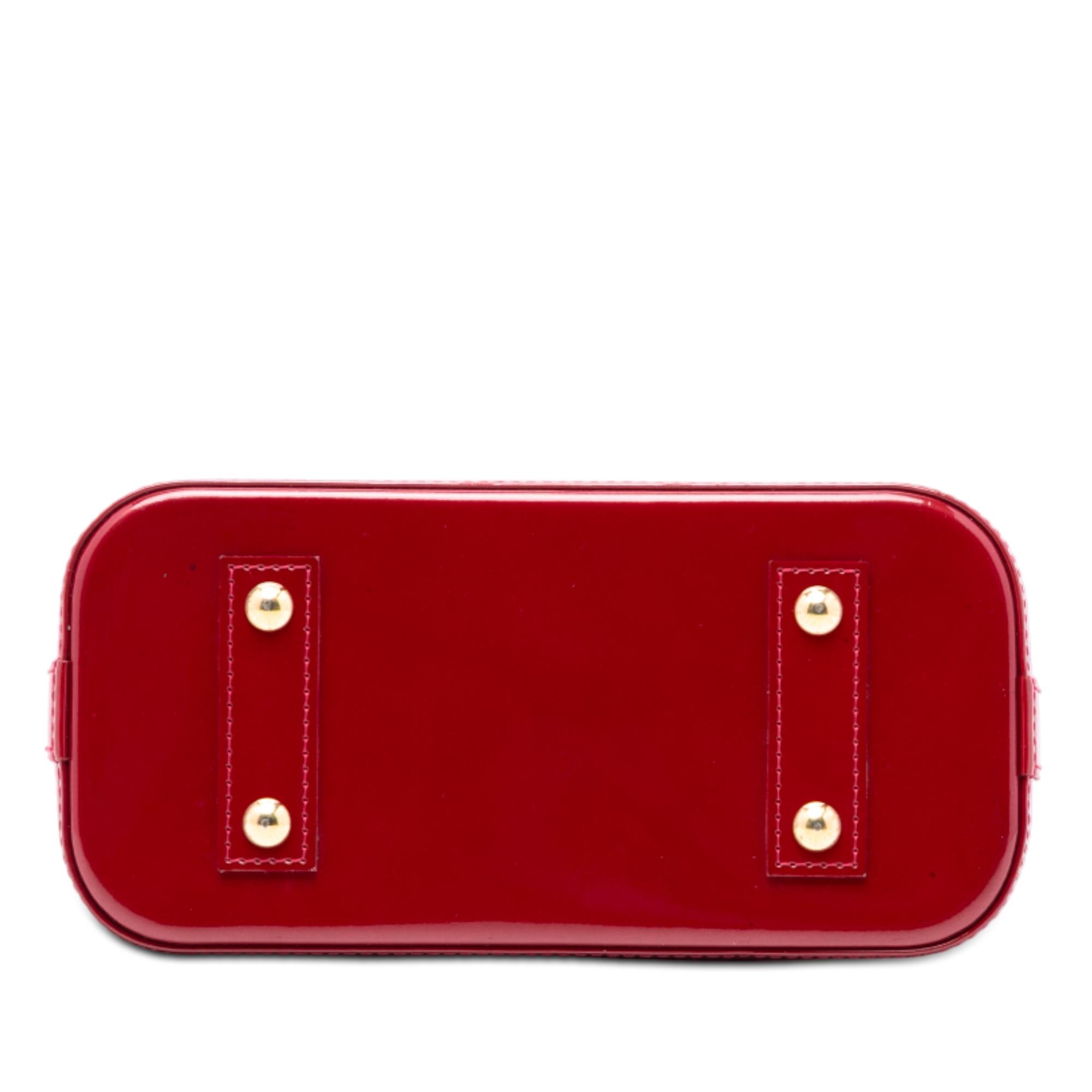 Louis Vuitton Monogram Vernis Rayures Alma BB