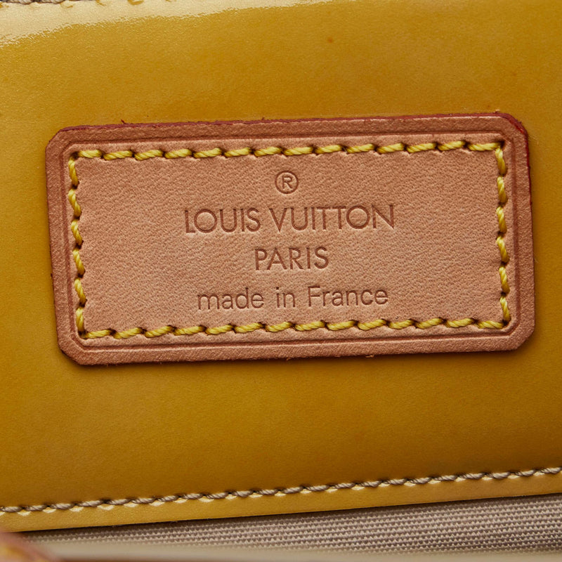 Brown Louis Vuitton Monogram Vernis Reade MM Handbag